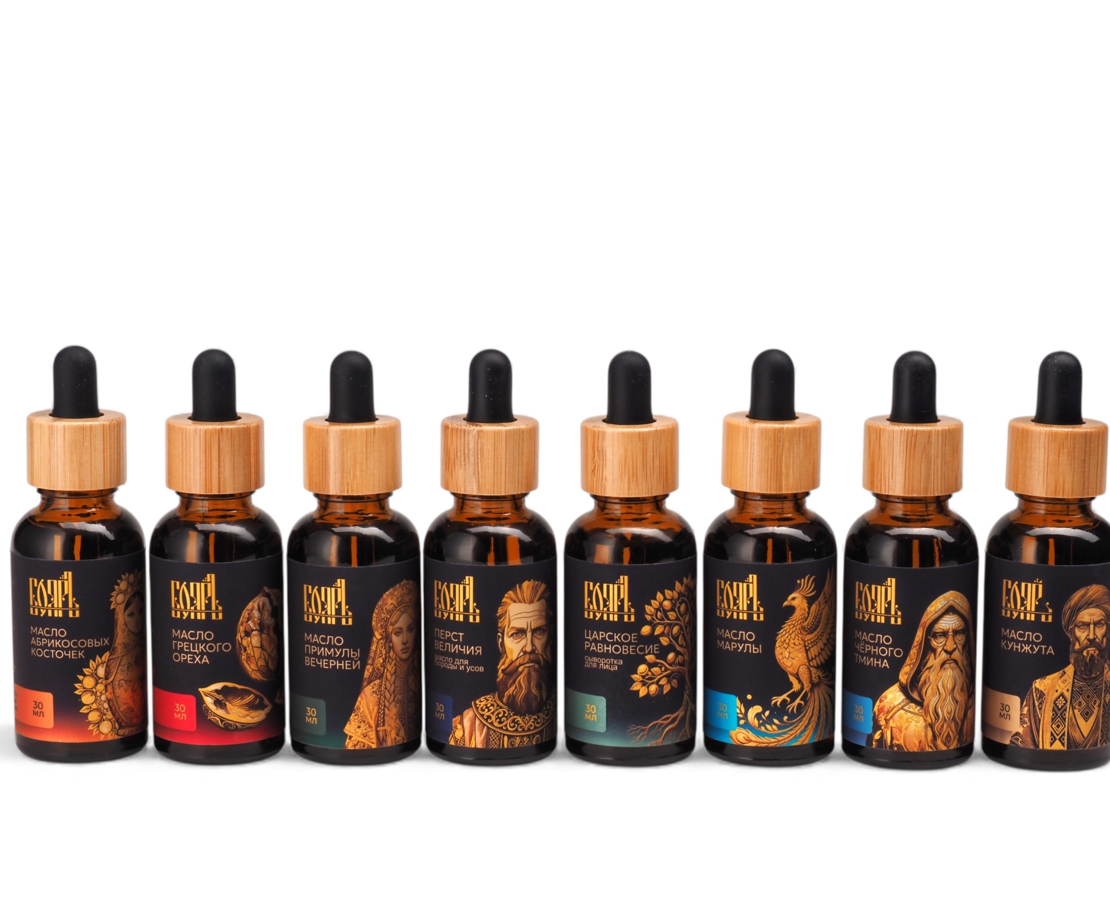 Разработка дизайна этикетки для премиум-масел «БоярЪ» — Брендинг на Dprofile