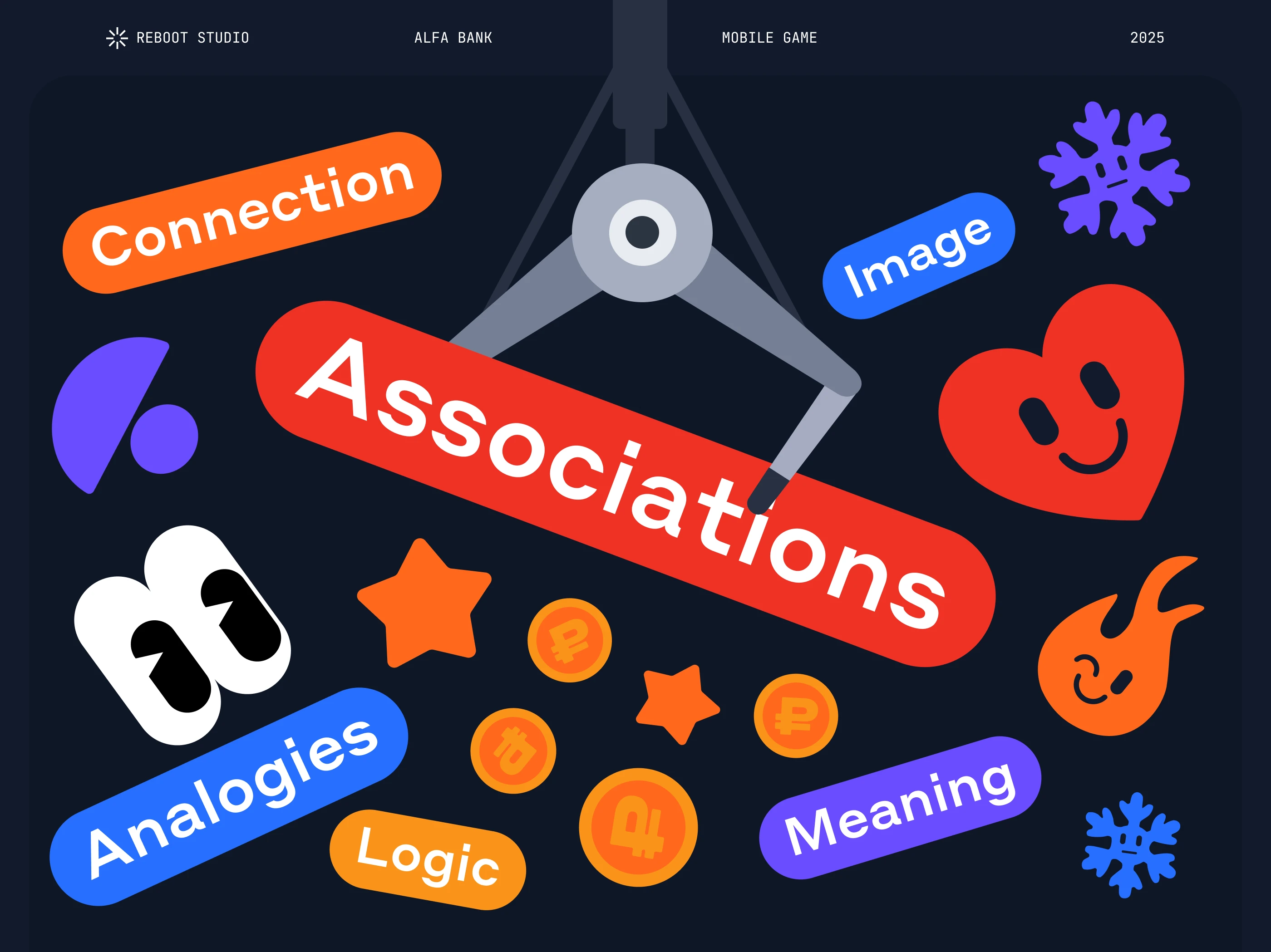 Ассоциации: Игра для Альфа Банка — Изображение №1 — Интерфейсы, Иллюстрация на Dprofile