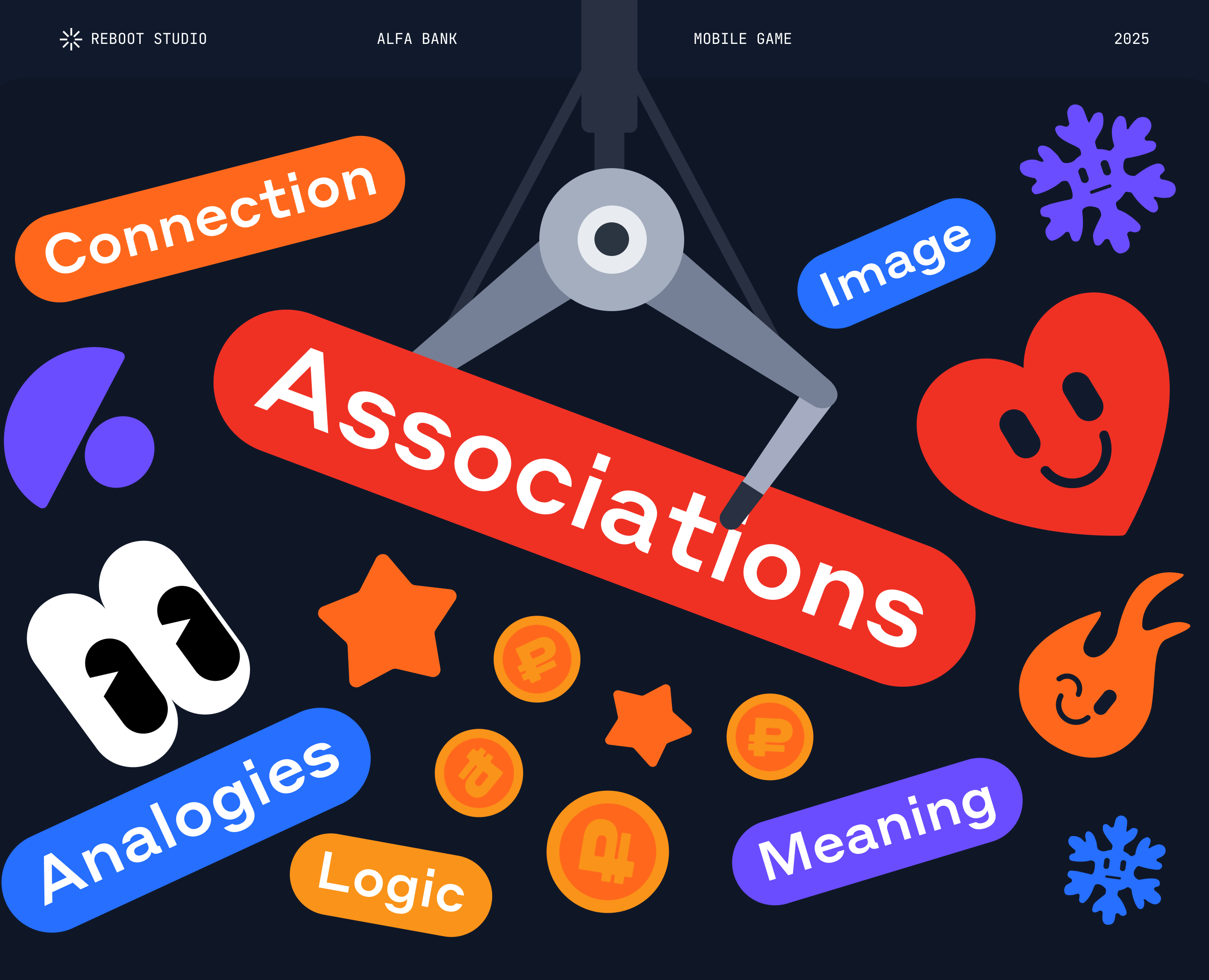 Ассоциации: Игра для Альфа Банка на Dprofile