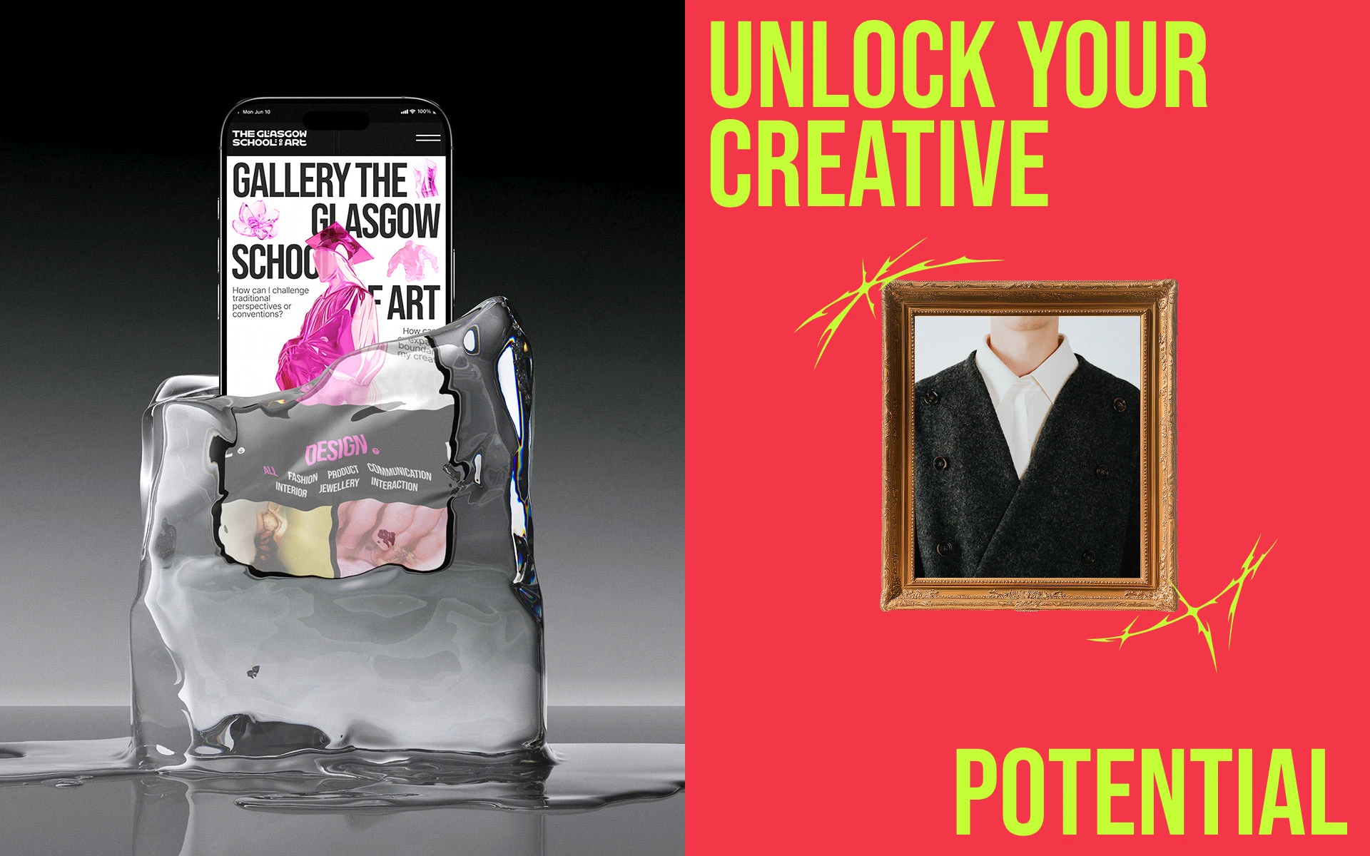 Сайт для школы искусств «The Glasgow School Of Art» — Изображение №7 — Интерфейсы на Dprofile