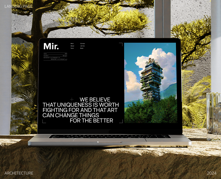 Architectural bureau website на Dprofile