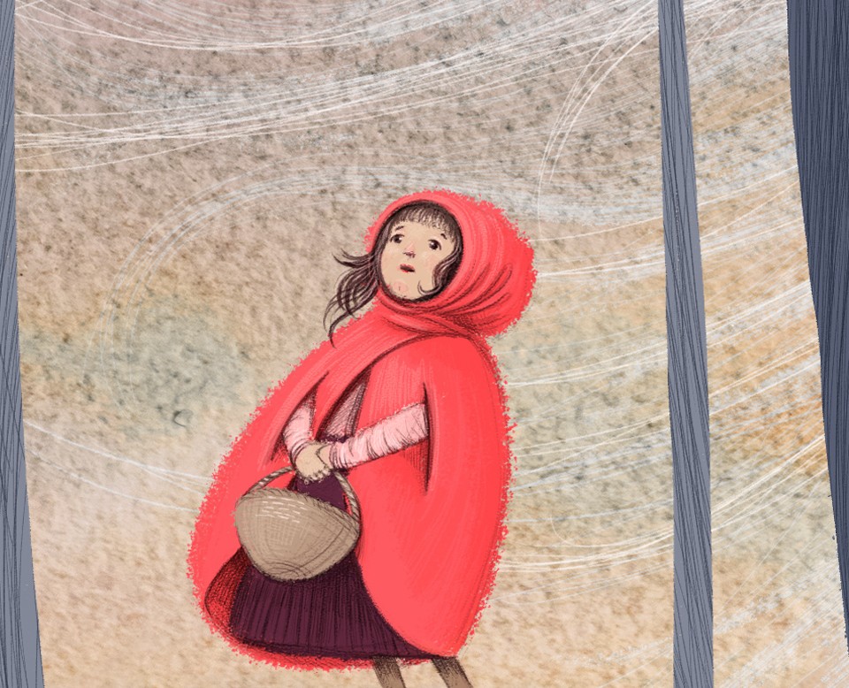 Красная шапочка Ш. Перро. Обложка книги на Dprofile