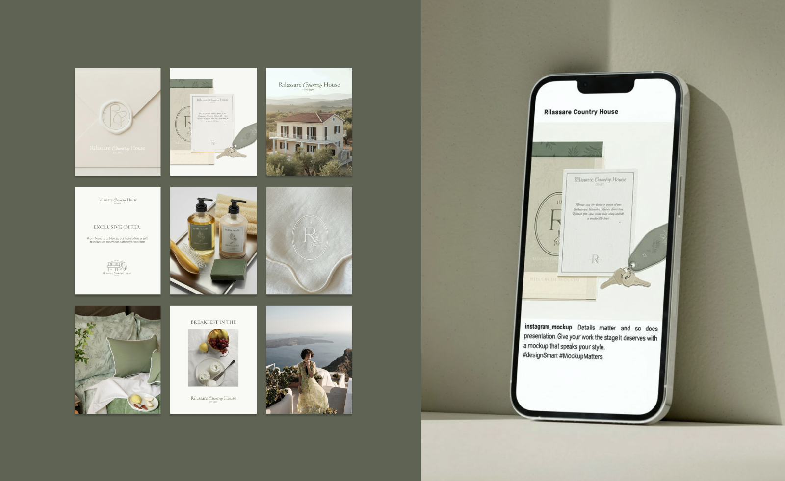 Брендинг. Бутик-отель  «Rilassare Country House» — Изображение №15 — Брендинг, Графика на Dprofile