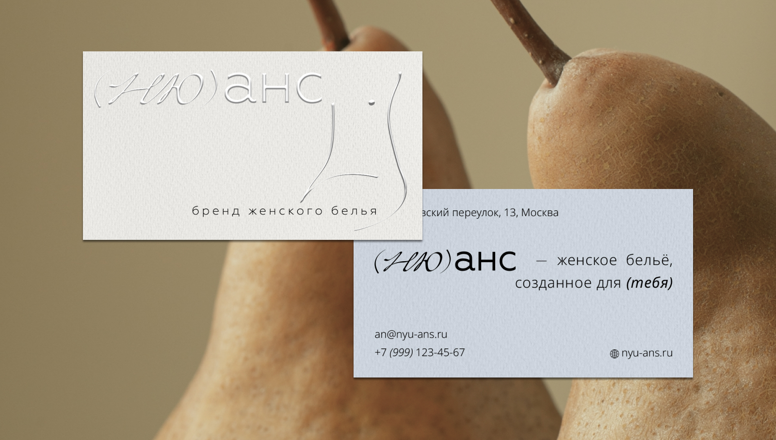 Айдентика для бренда нижнего белья (Ню)анс — Изображение №11 — Брендинг, Графика на Dprofile