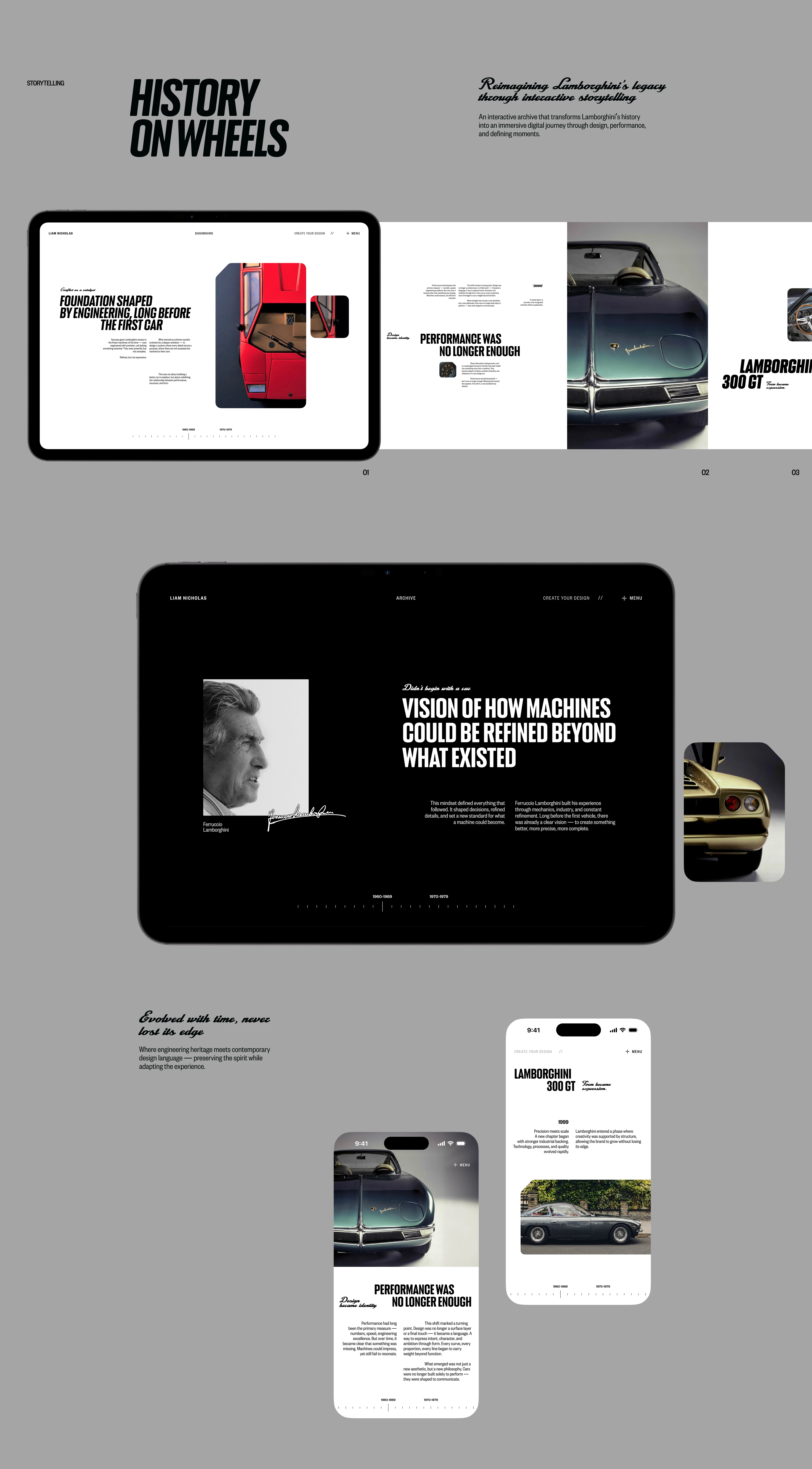 Lamborghini // Digital Experience Concept — Изображение №9 — Интерфейсы, Брендинг на Dprofile
