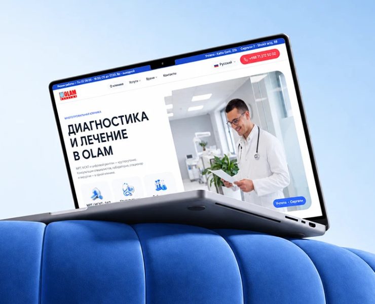 OLAM KLINIKA | Medical Website UX/UI Design — Интерфейсы на Dprofile