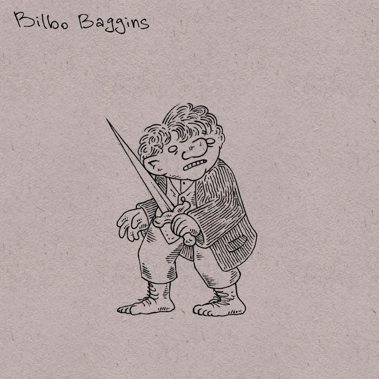 Дизайн персонажей к повести «Хоббит» — Изображение №1 — Иллюстрация на Dprofile