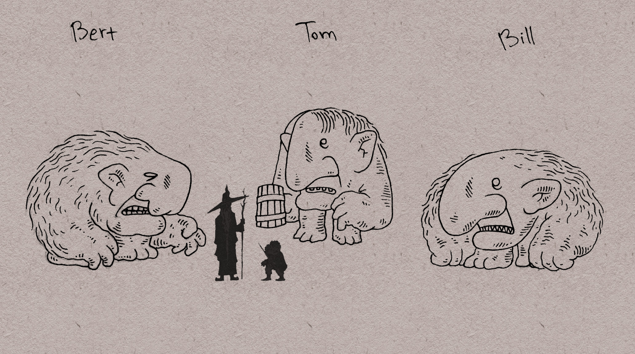 Дизайн персонажей к повести «Хоббит» — Изображение №4 — Иллюстрация на Dprofile