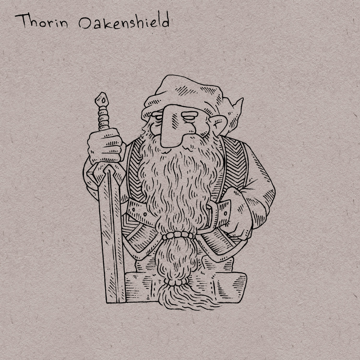 Дизайн персонажей к повести «Хоббит» — Изображение №3 — Иллюстрация на Dprofile