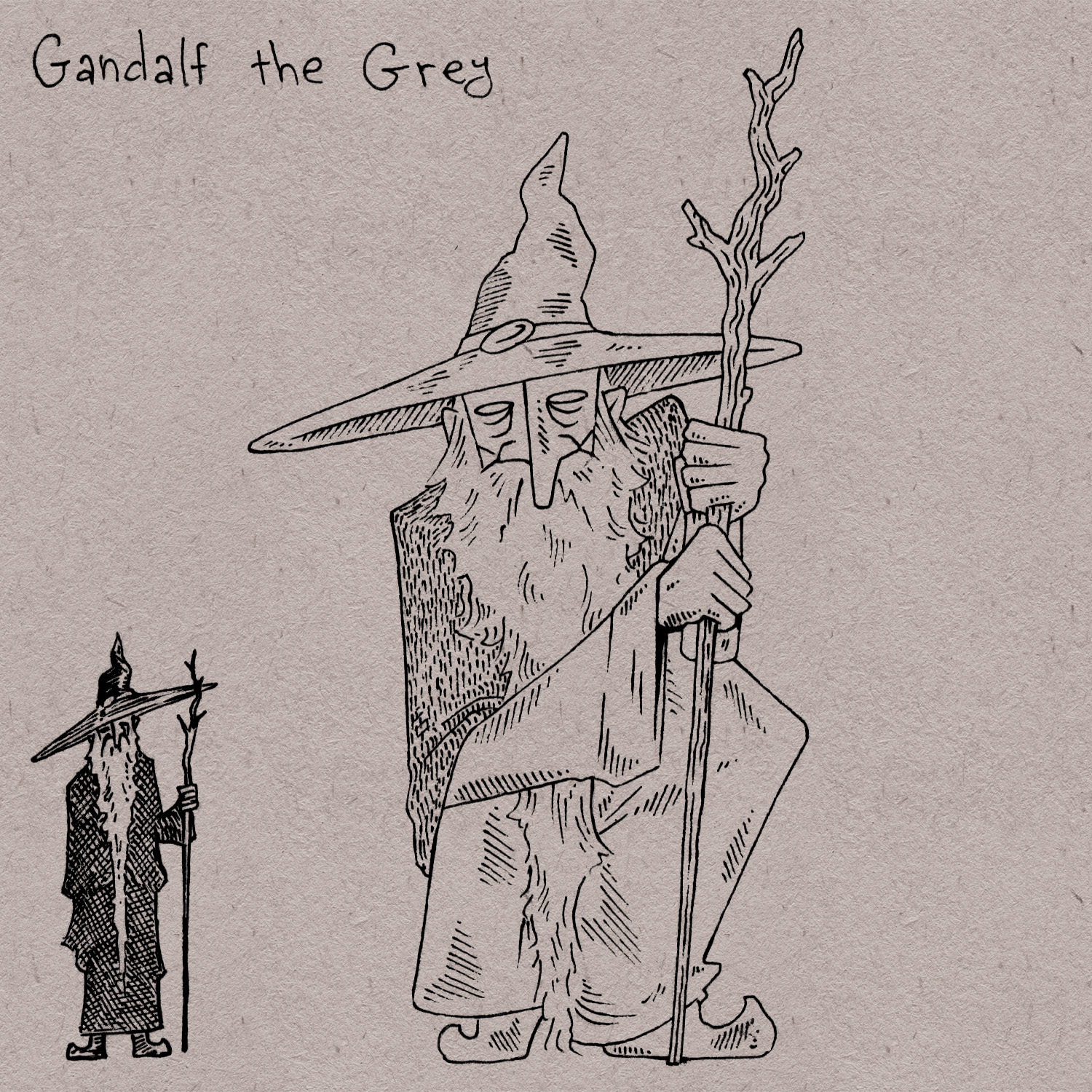 Дизайн персонажей к повести «Хоббит» — Изображение №2 — Иллюстрация на Dprofile