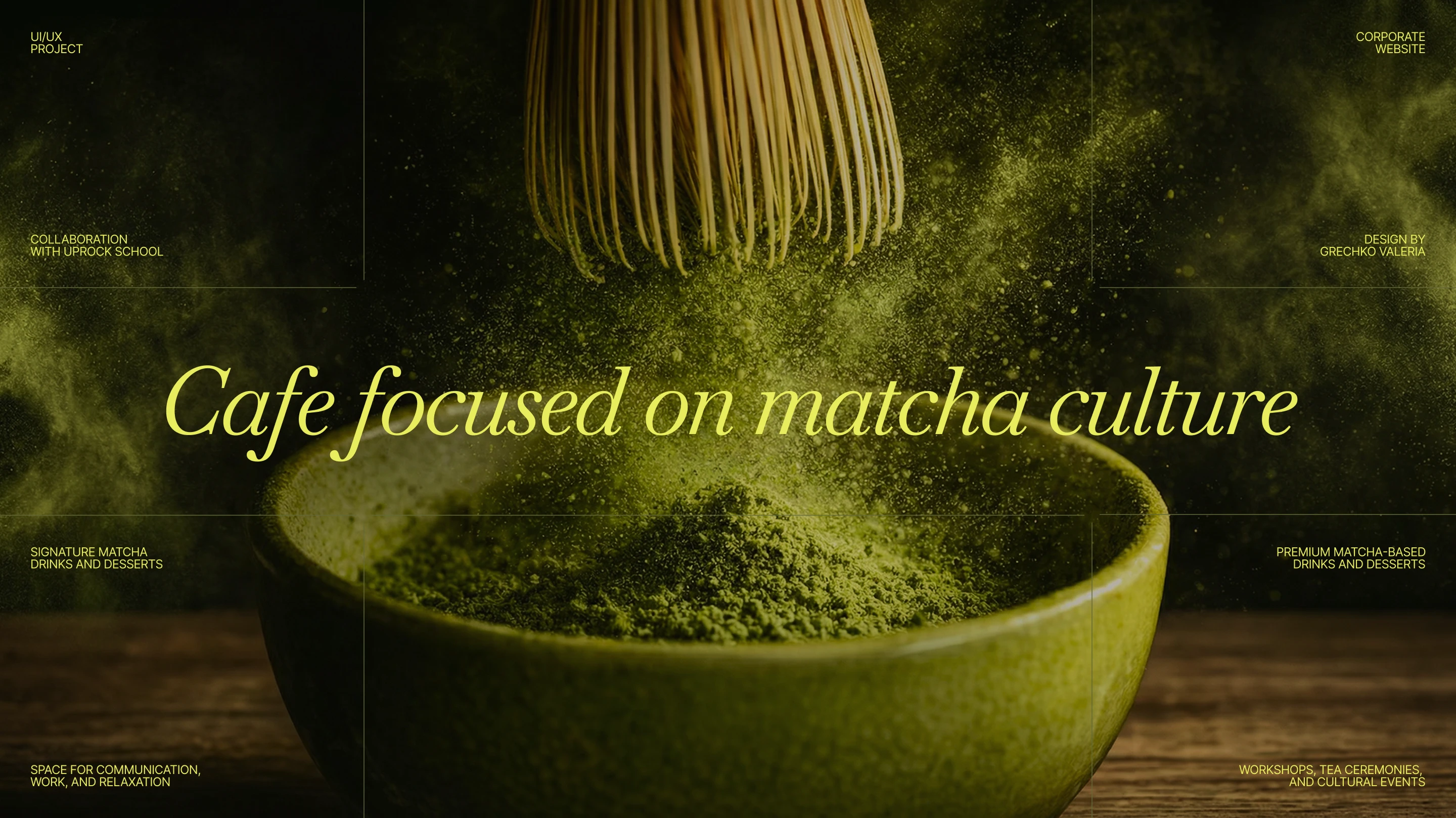 Matcha Time — Beyond the Drink — Изображение №1 — Интерфейсы, Нейро на Dprofile