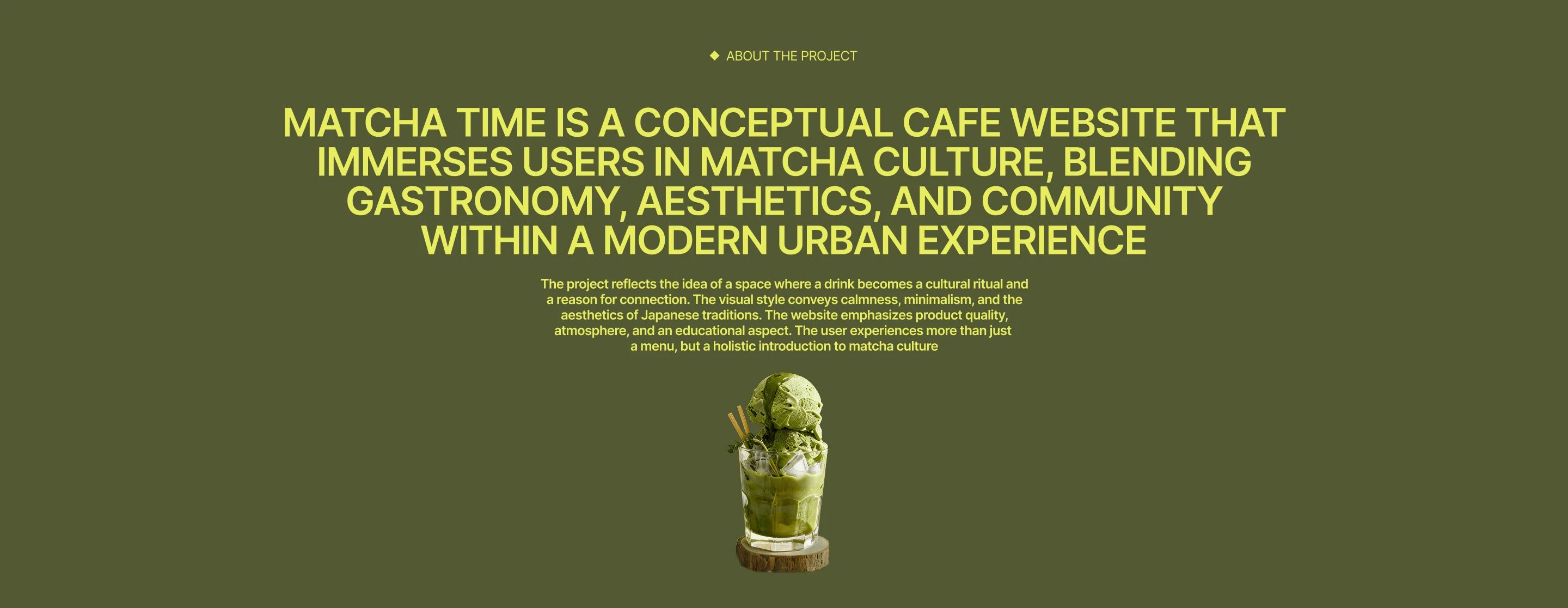 Matcha Time — Beyond the Drink — Изображение №2 — Интерфейсы, Нейро на Dprofile