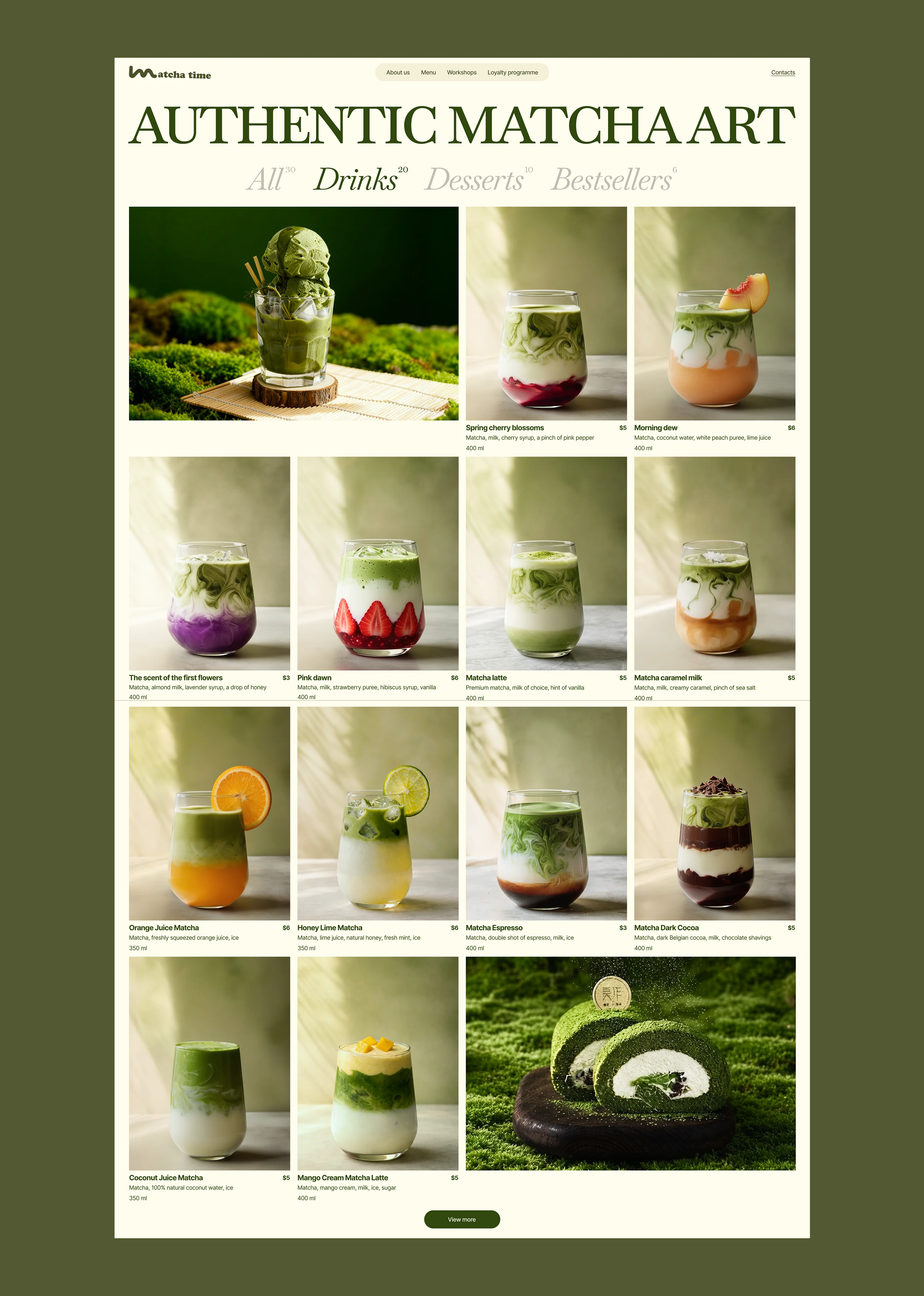 Matcha Time — Beyond the Drink — Изображение №6 — Интерфейсы, Нейро на Dprofile