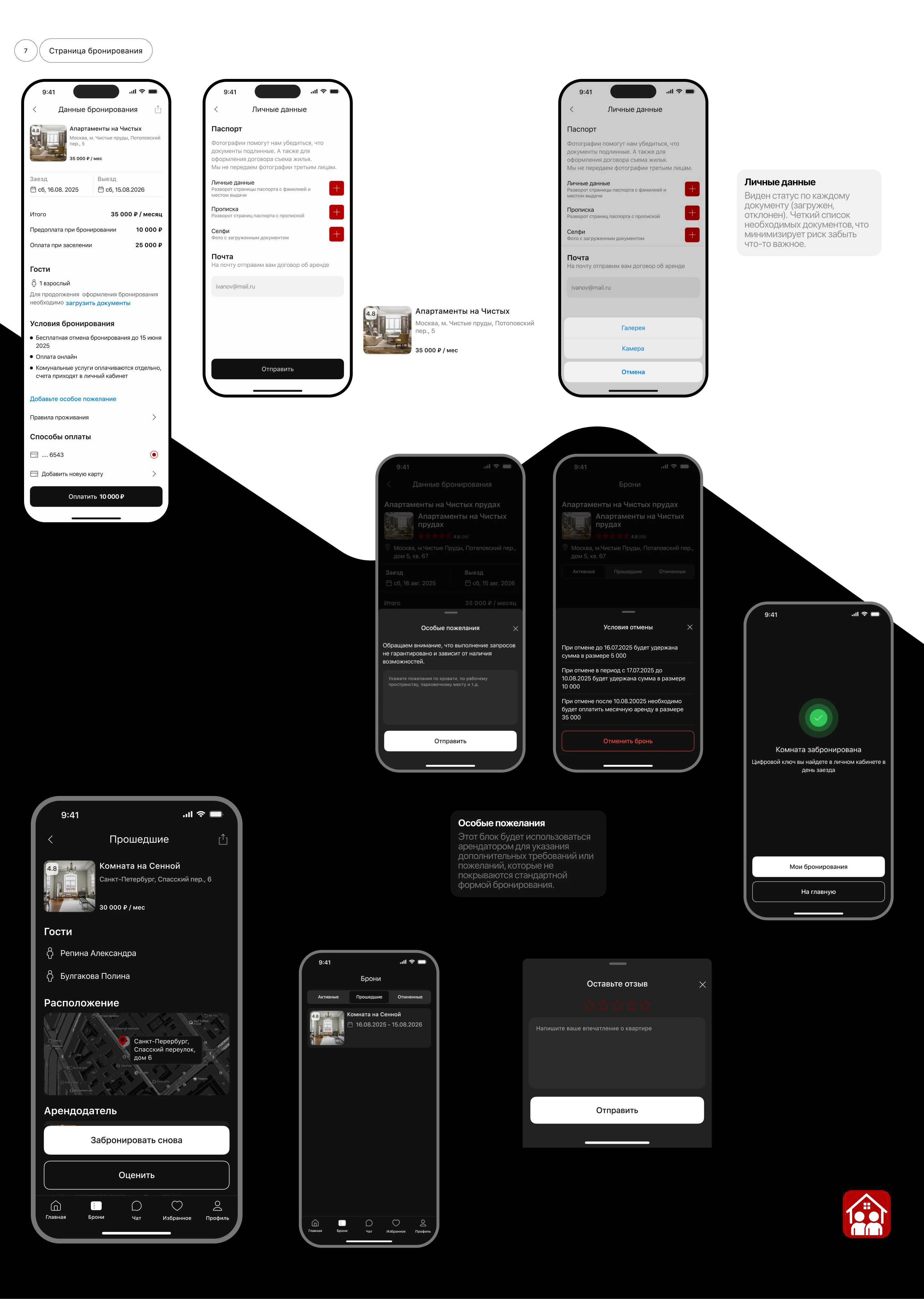 CoHabit - совместная аренда жилья — Изображение №9 — Интерфейсы на Dprofile
