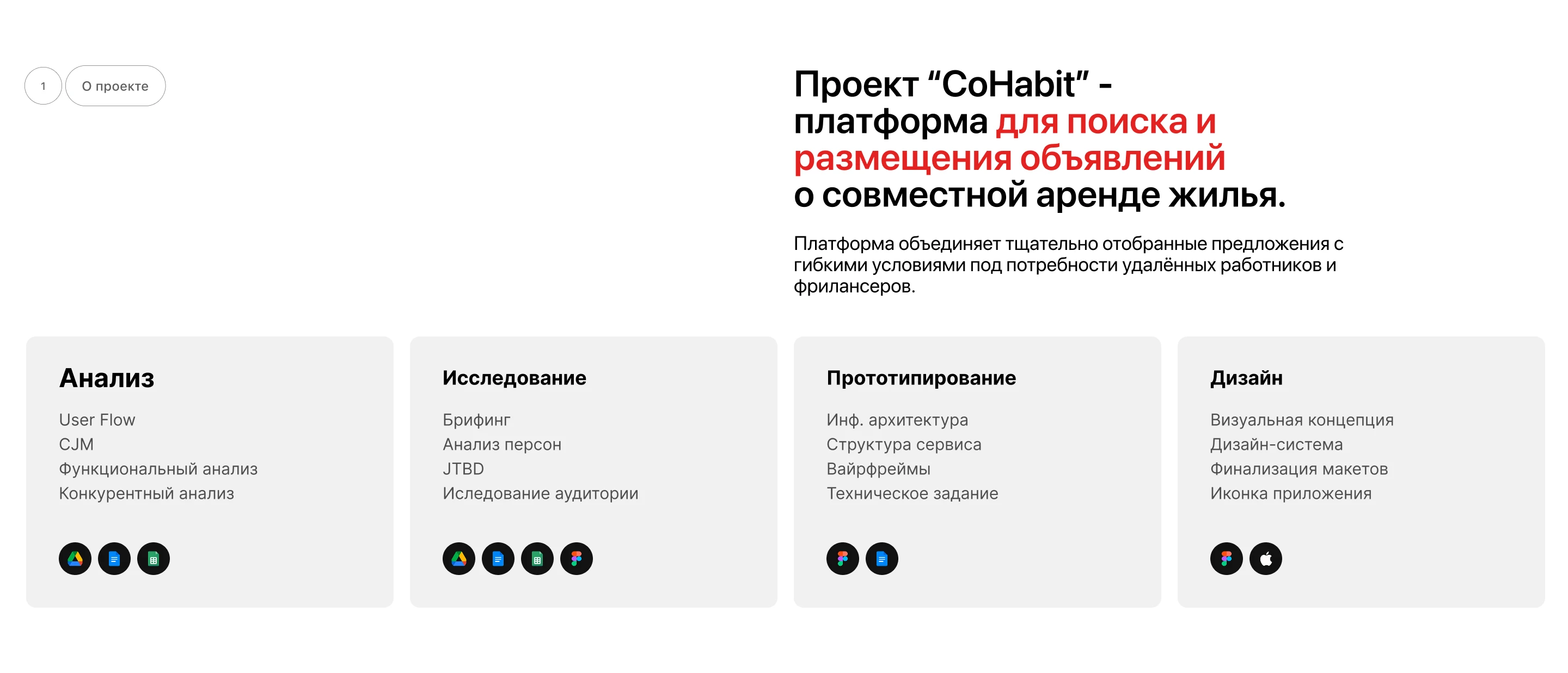 CoHabit - совместная аренда жилья — Изображение №2 — Интерфейсы на Dprofile