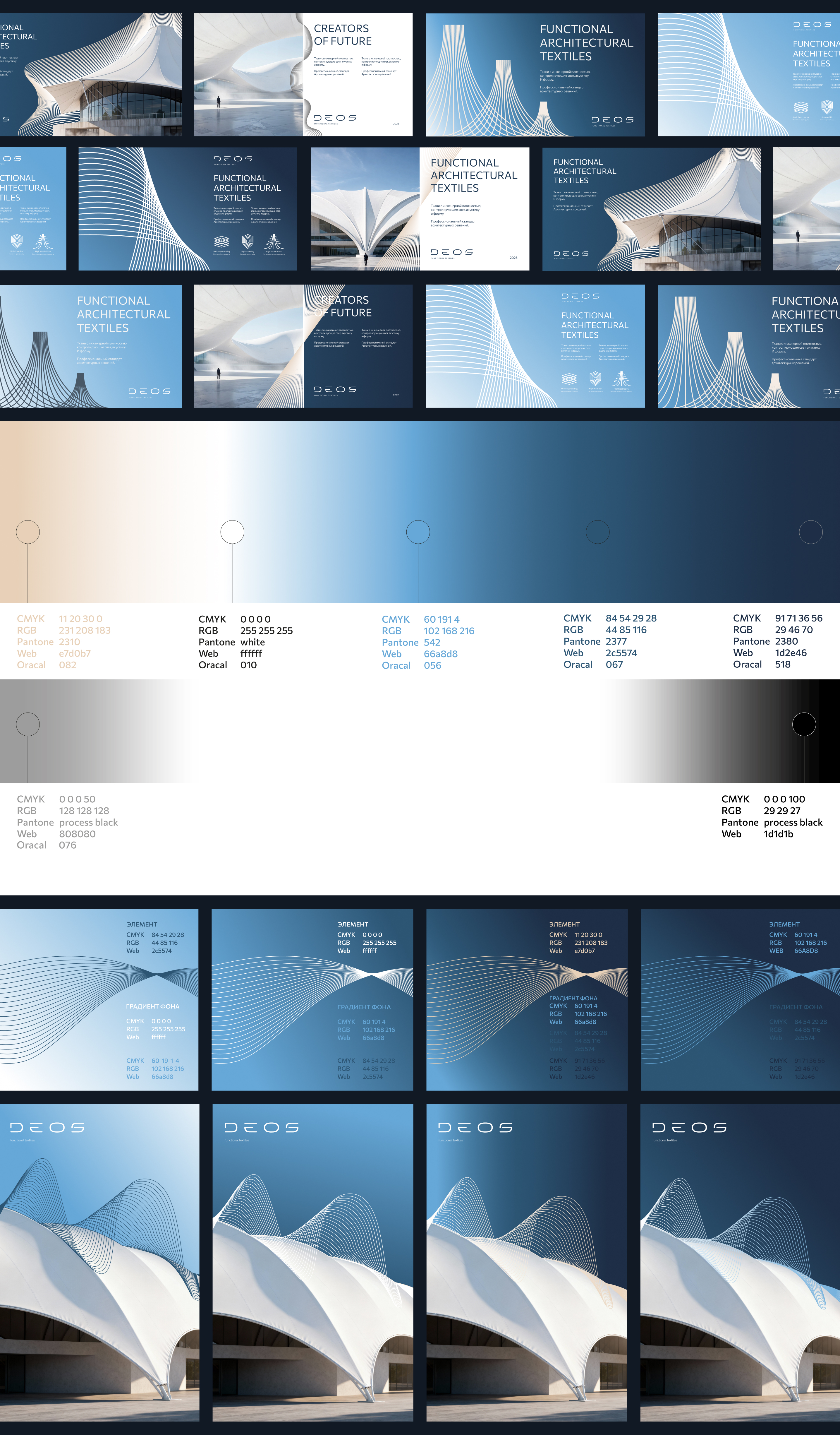 DEOS | Брендинг для дистрибьютора технического текстиля — Изображение №16 — Брендинг на Dprofile