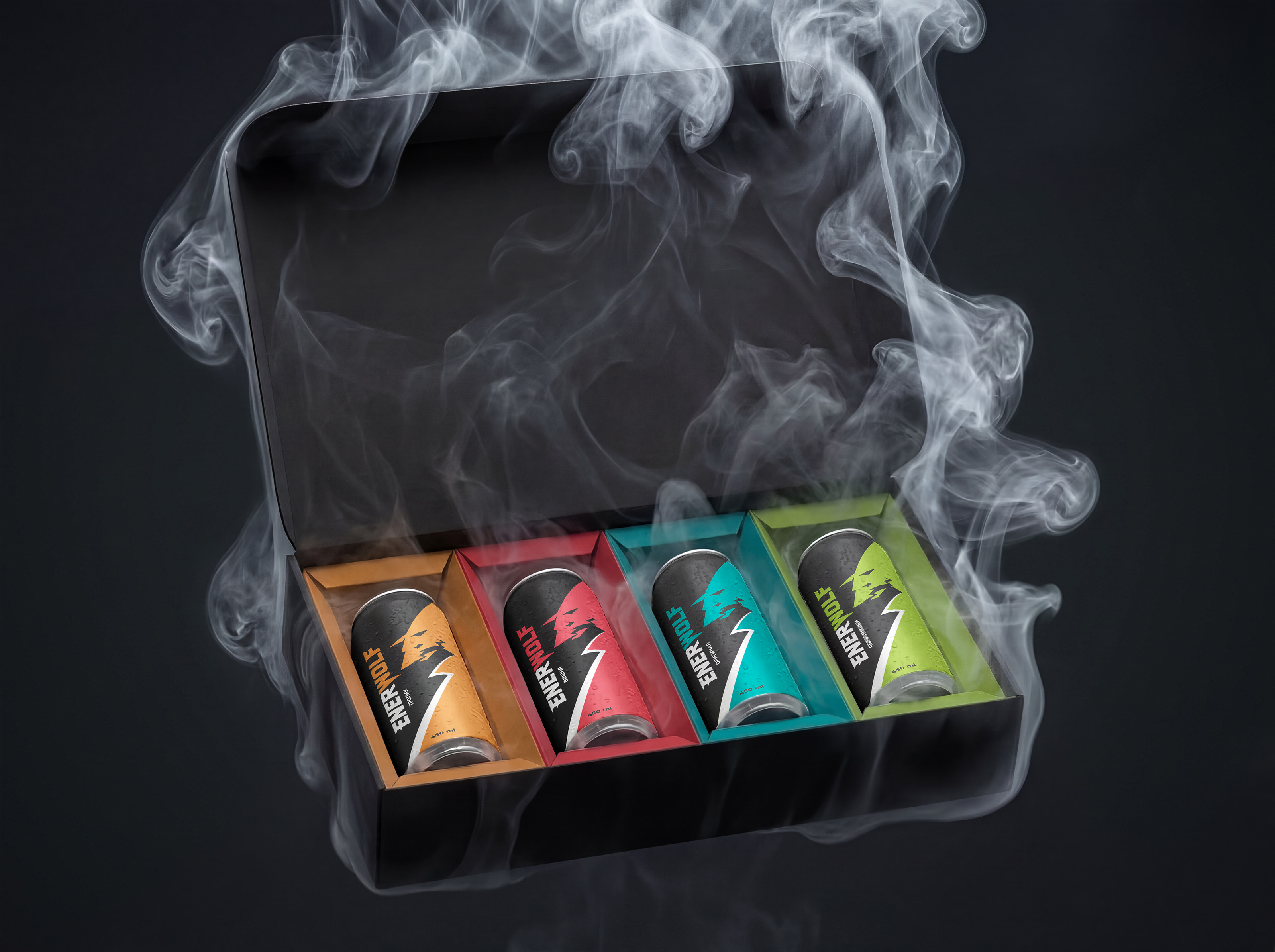 ENERWOLF | Разработка бренда и упаковки энергетических напитков — Изображение №9 — Брендинг, 3D на Dprofile