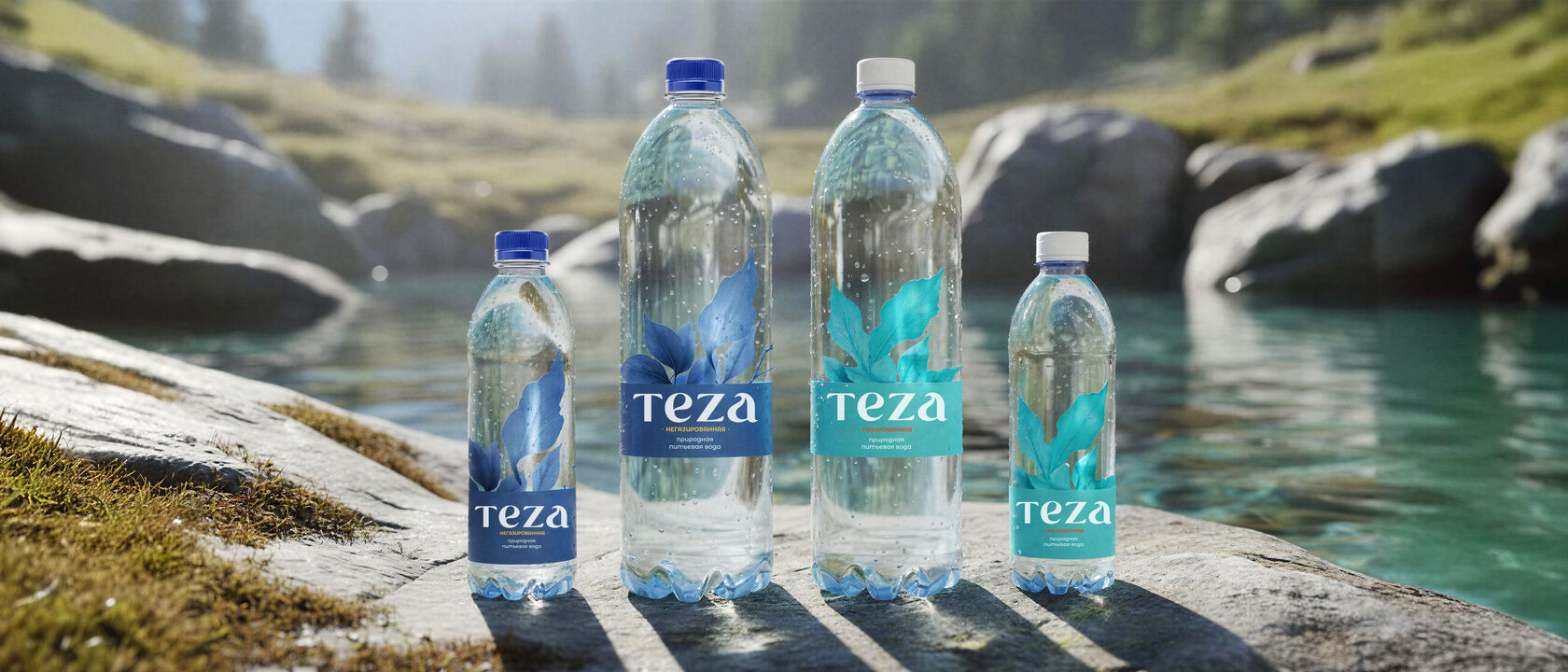 Teza | Дизайн упаковки питьевой воды — Изображение №7 — Брендинг на Dprofile