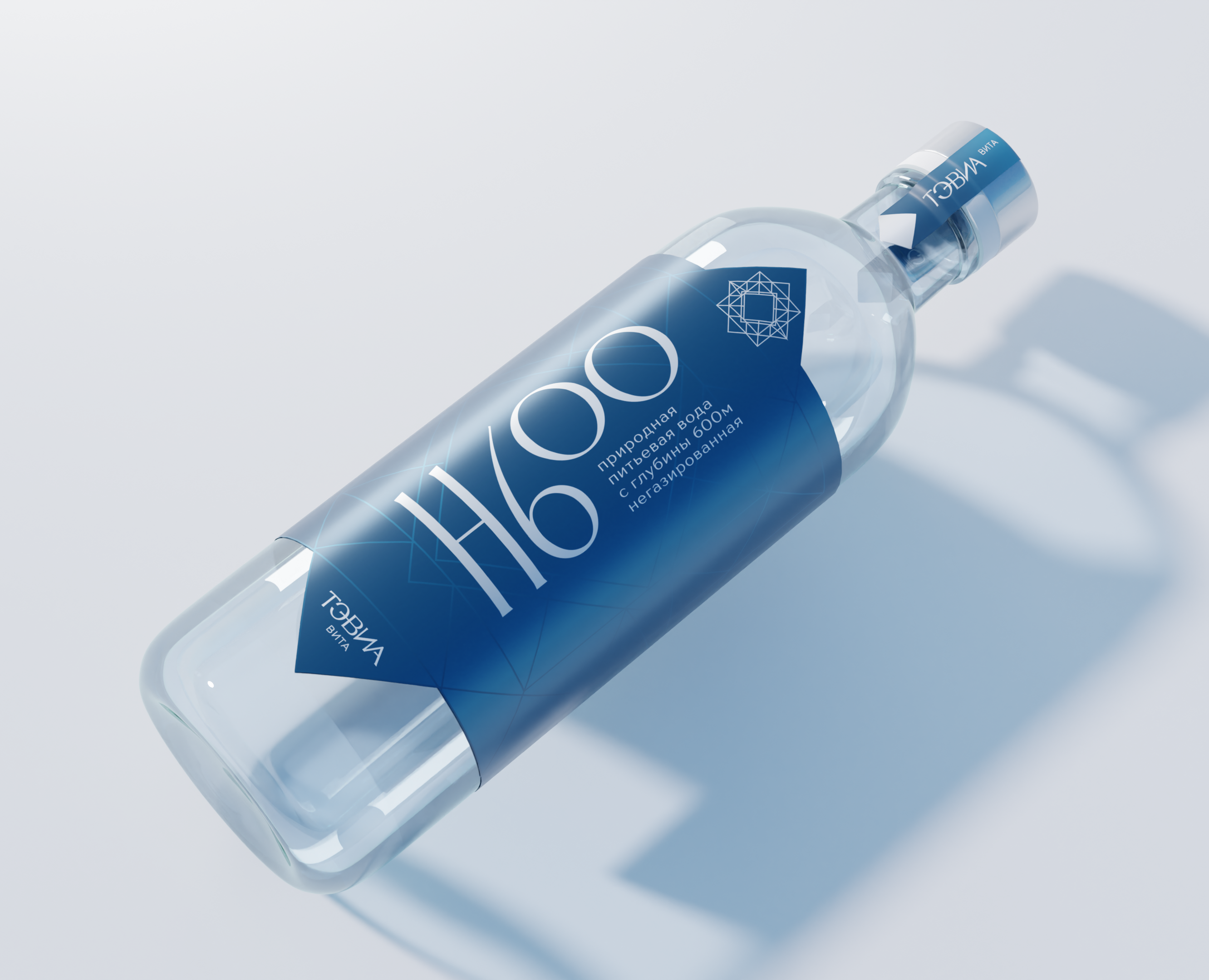 Тэвиа Вита — минеральная вода H400 и H600 — Брендинг, 3D на Dprofile