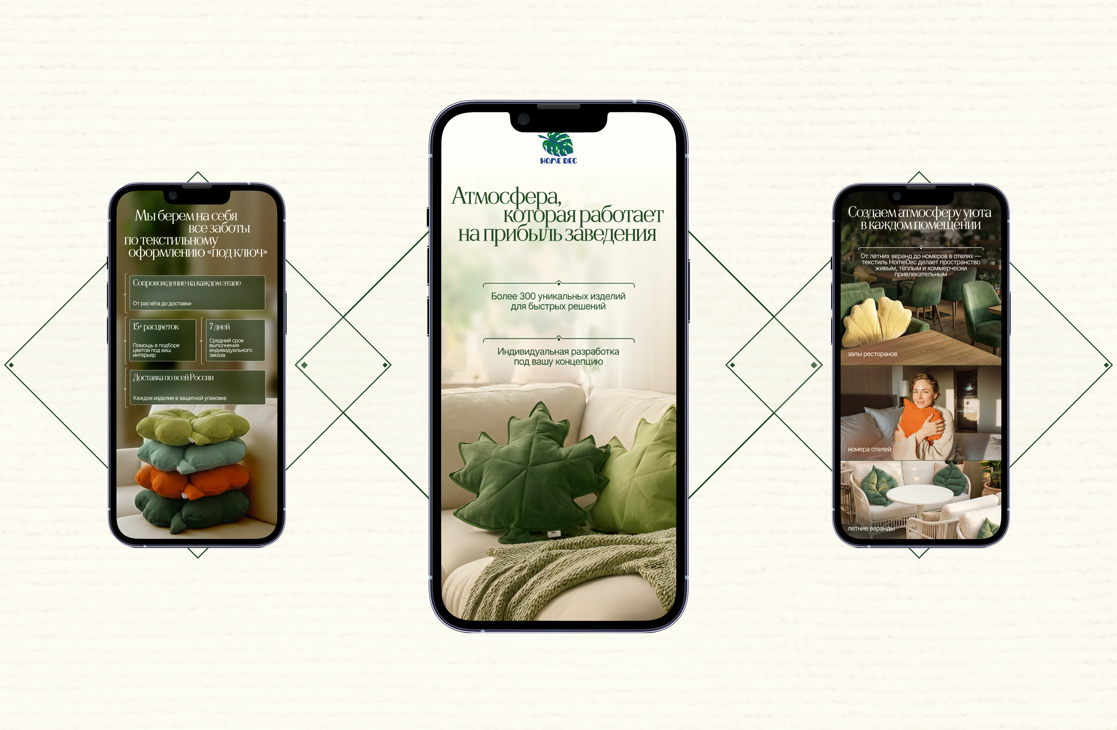 Презентация для HoReca | КП | Текстиль и декор — Изображение №4 — Маркетинг, Нейро на Dprofile
