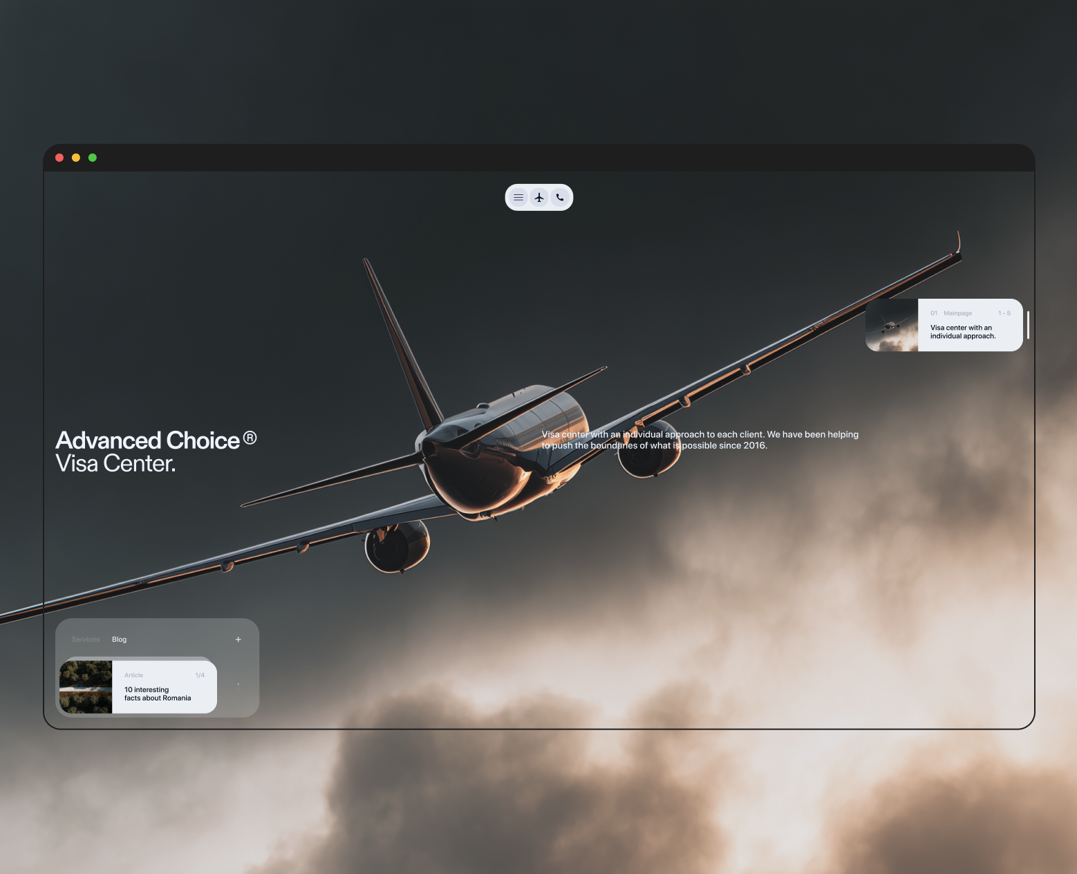 AC Visa Center | Bento+ на Dprofile