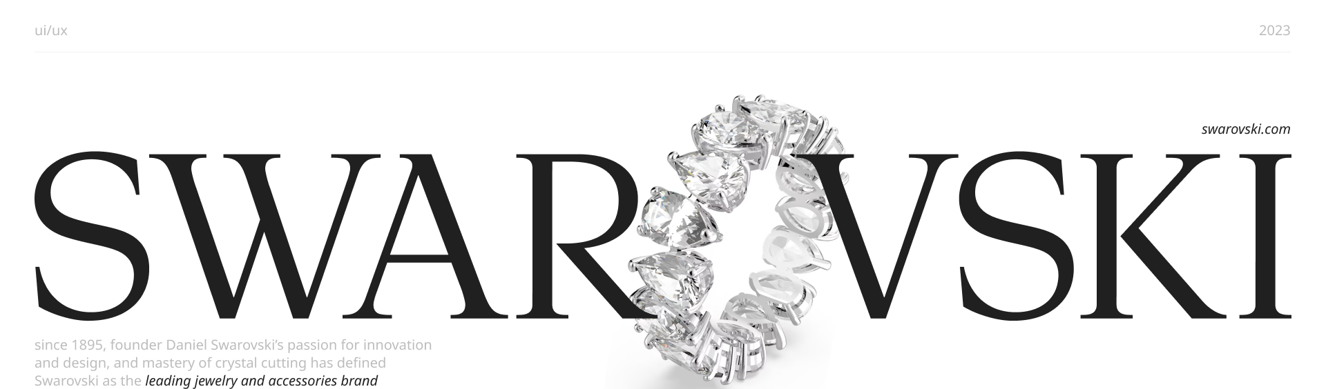 SWAROVSKI | web. | concept — Изображение №1 — Интерфейсы, Анимация на Dprofile