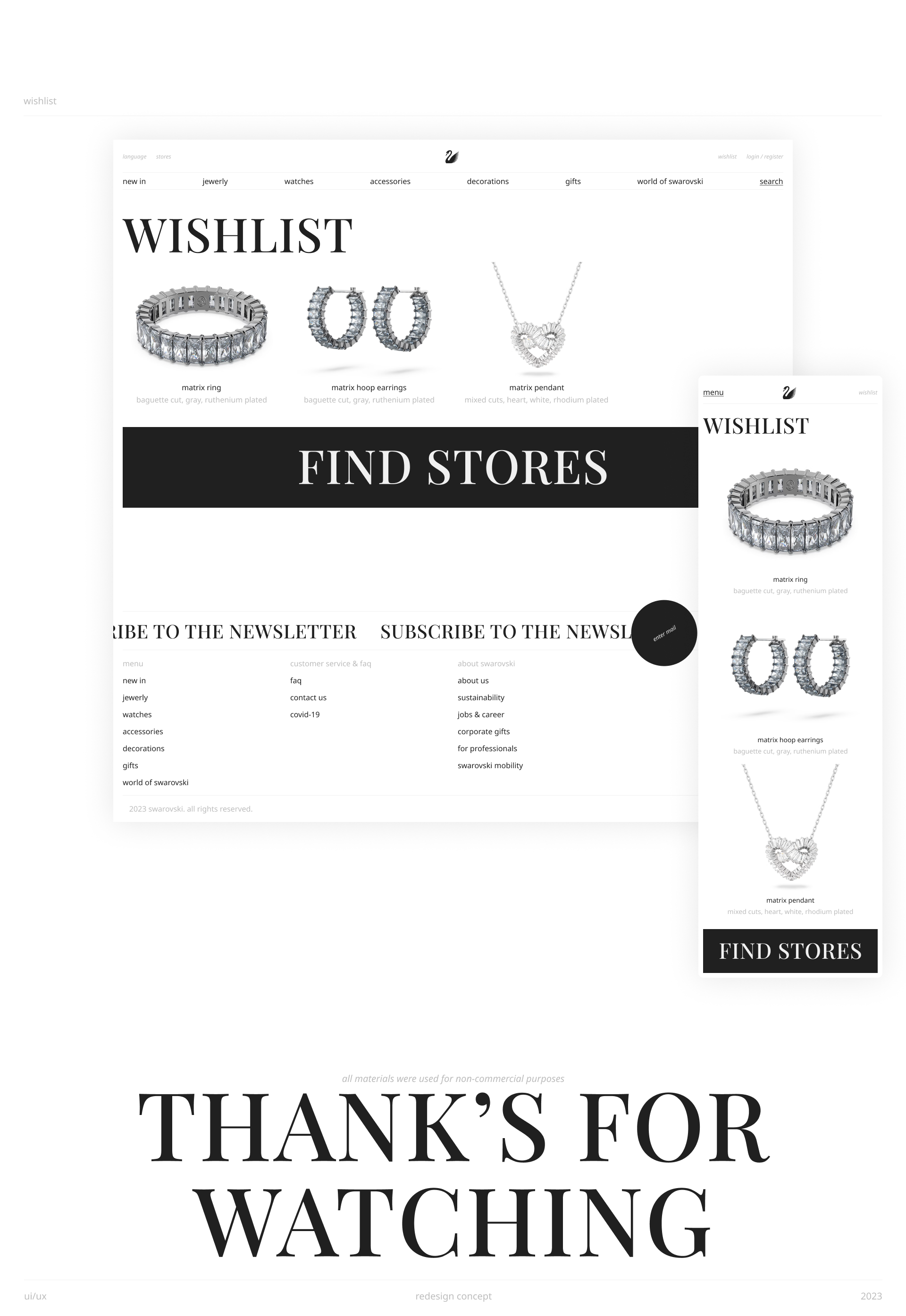 SWAROVSKI | web. | concept — Изображение №12 — Интерфейсы, Анимация на Dprofile