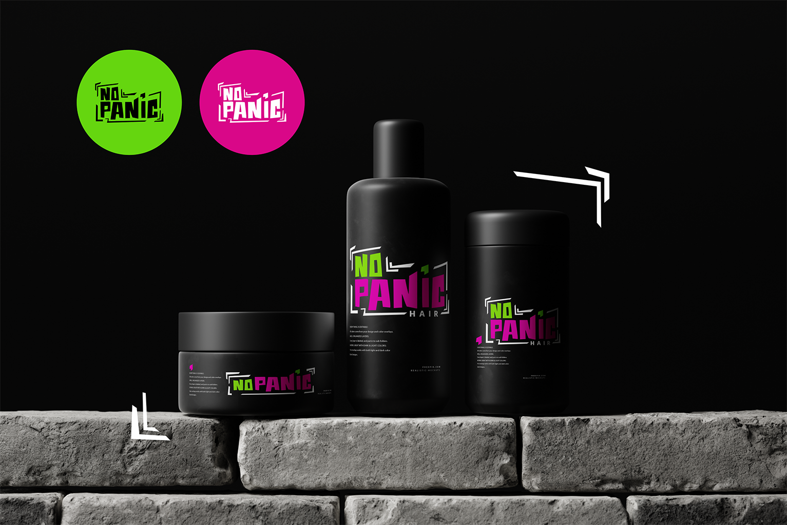 Логотип и фирменный стиль для салона креативного окрашивания волос — Изображение №7 — Брендинг на Dprofile