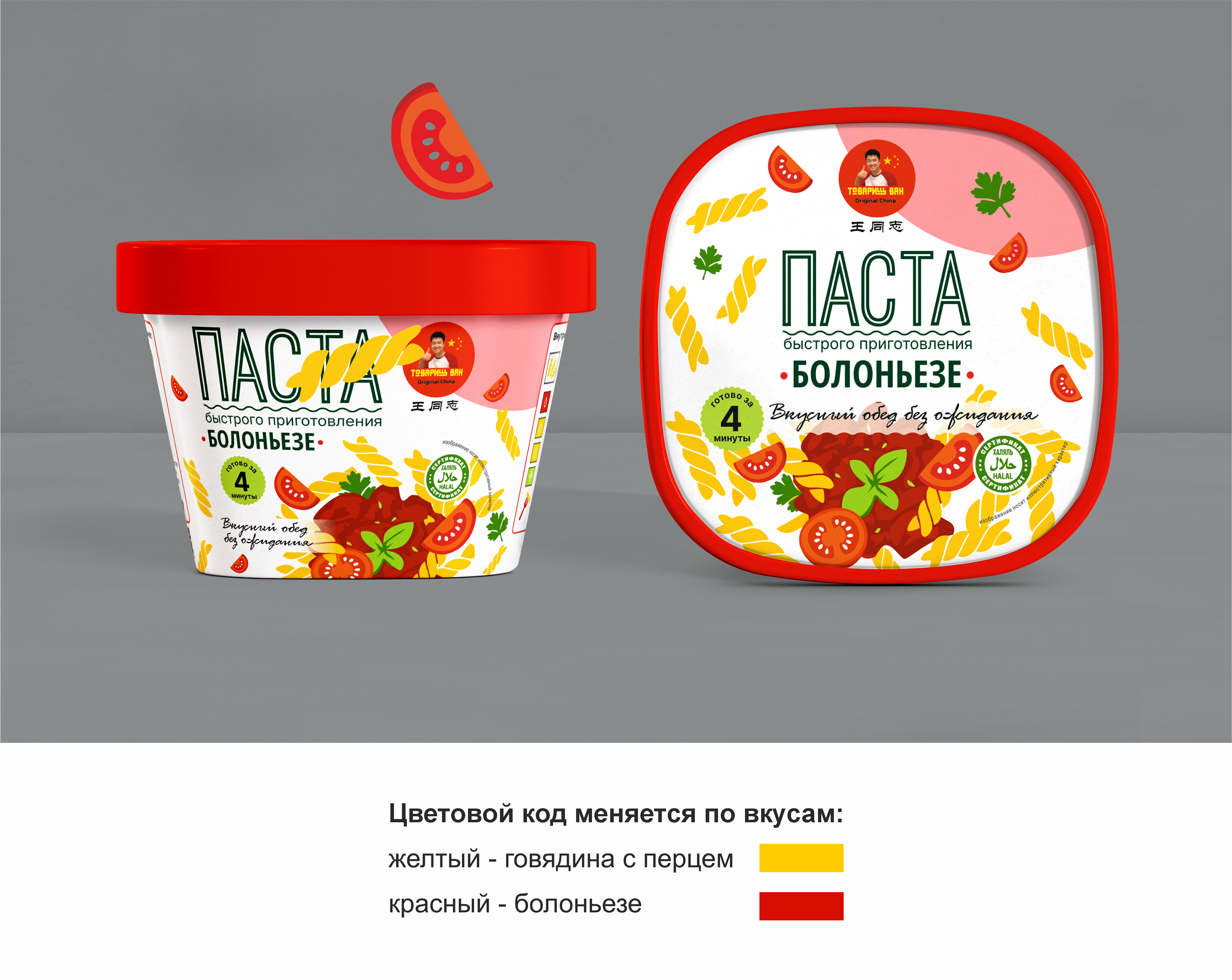 Дизайн упаковки пасты быстрого приготовления — Изображение №5 — Брендинг, Промдизайн на Dprofile