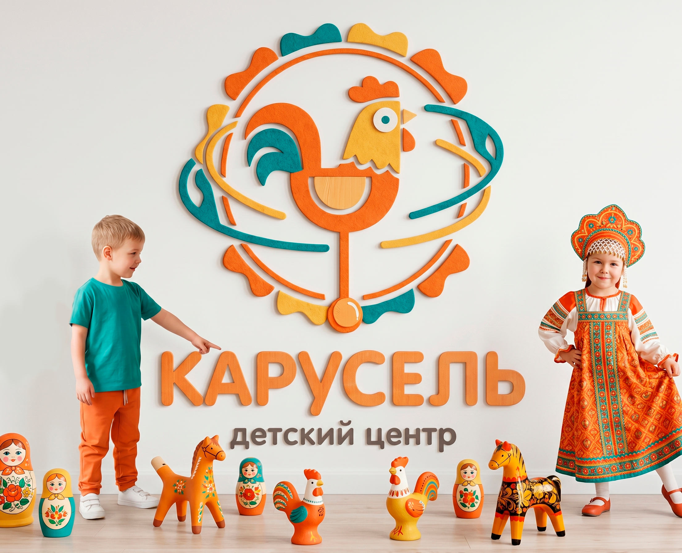 Брендинг детского центра "Карусель" в городе Красноярске. на Dprofile