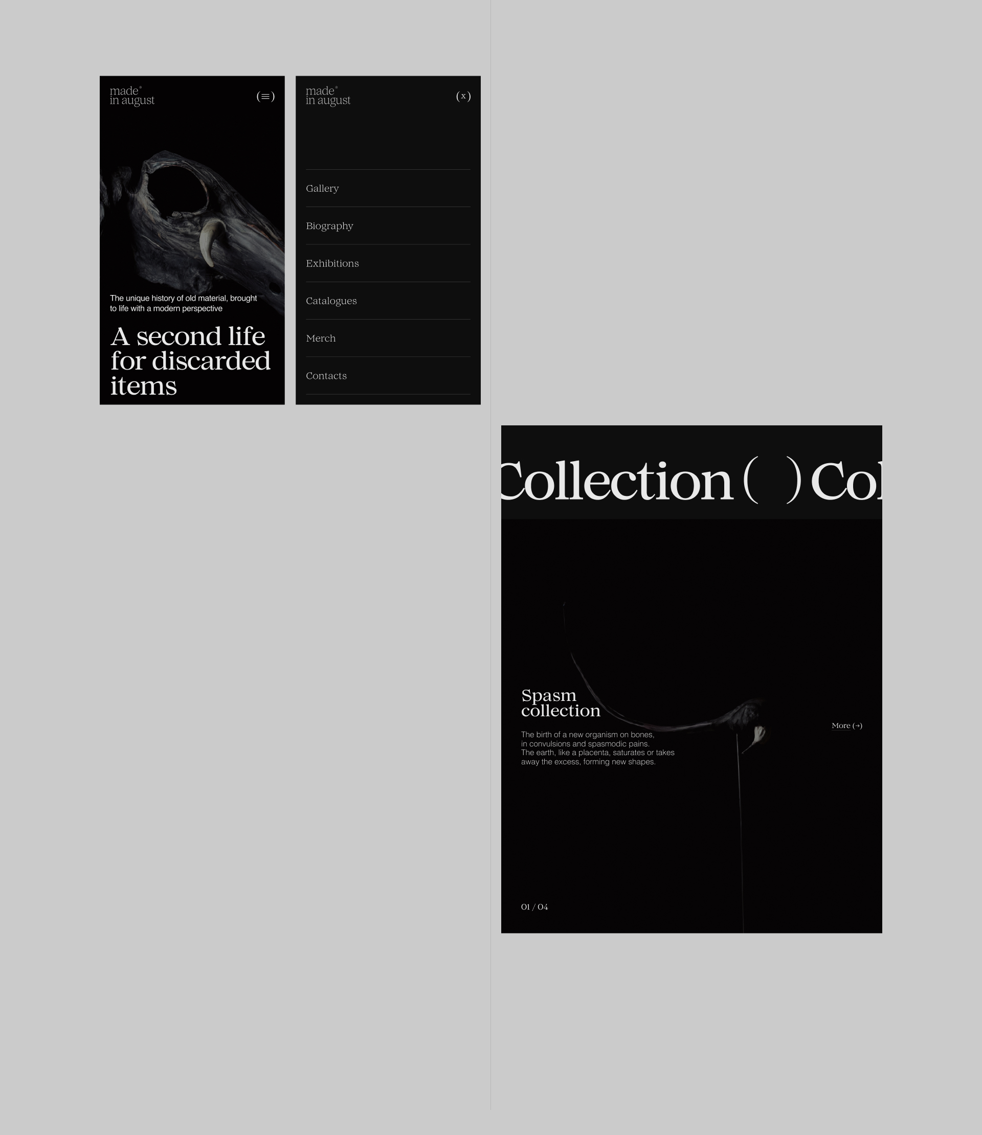 made in august® — Изображение №16 — Интерфейсы, Брендинг на Dprofile