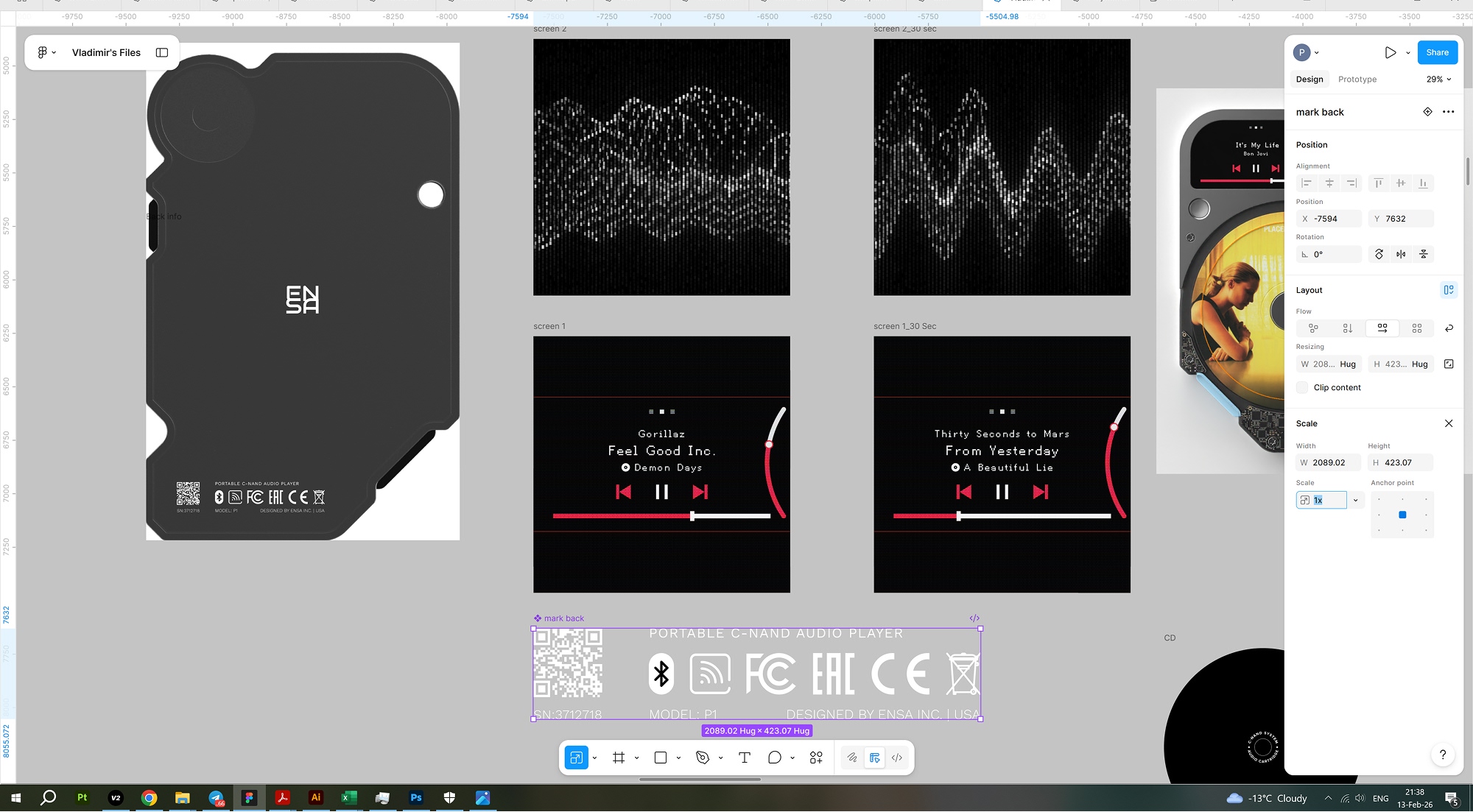 Audio Player «ENSA» — Изображение №17 — 3D, Промдизайн на Dprofile