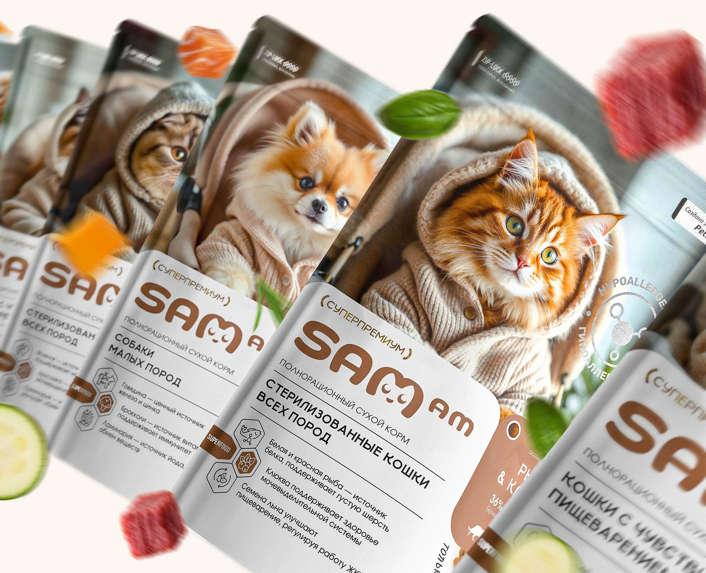 SAM AM — Branding & Packaging на Dprofile