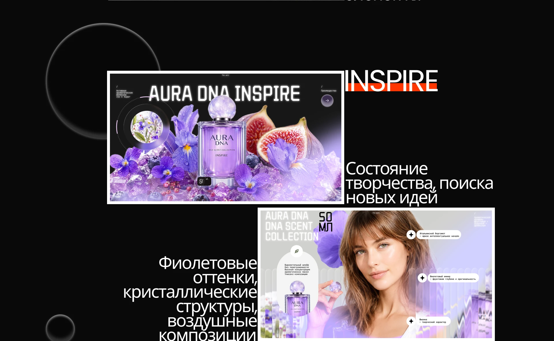Презентация парфюмерии — Изображение №6 — Интерфейсы, Маркетинг на Dprofile
