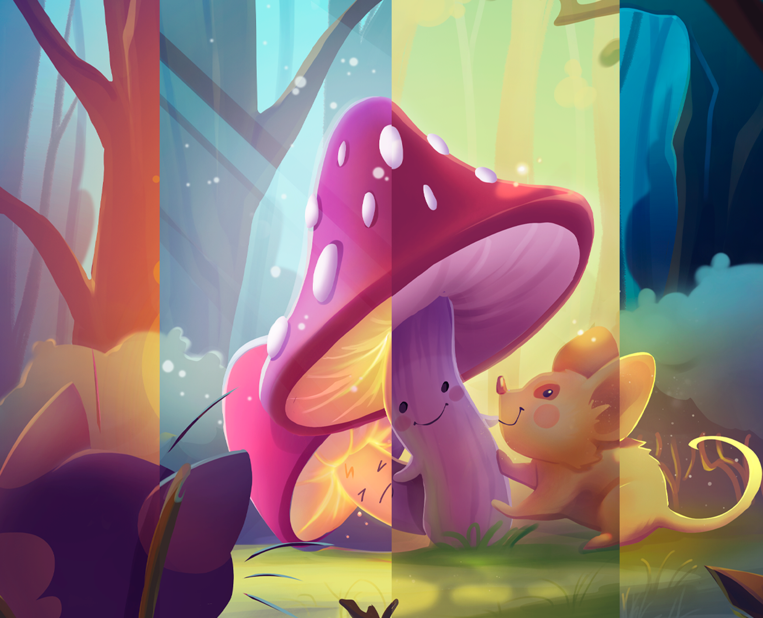 Свет и цвет в иллюстрации. — Иллюстрация на Dprofile