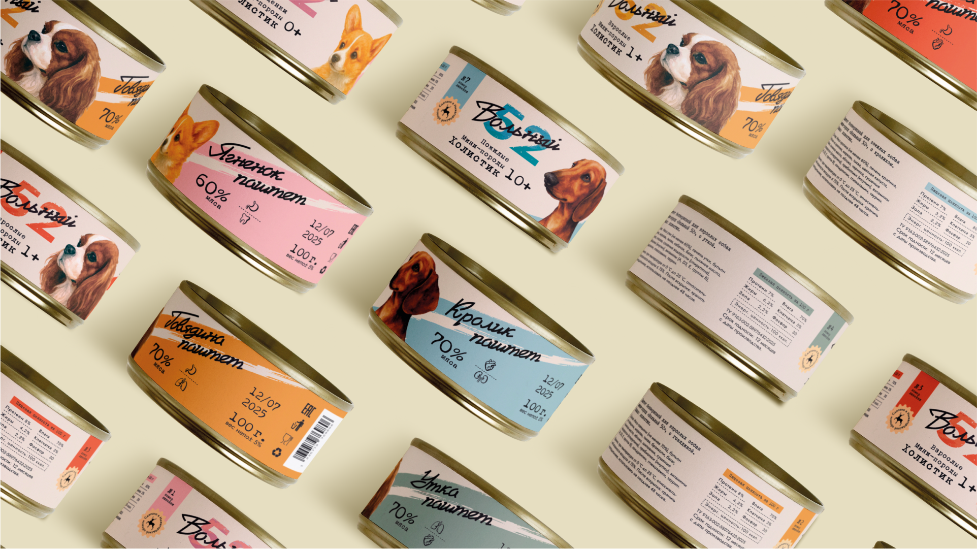 Упаковка холистик корма для собак | Вольный 52 — Изображение №7 — Брендинг на Dprofile
