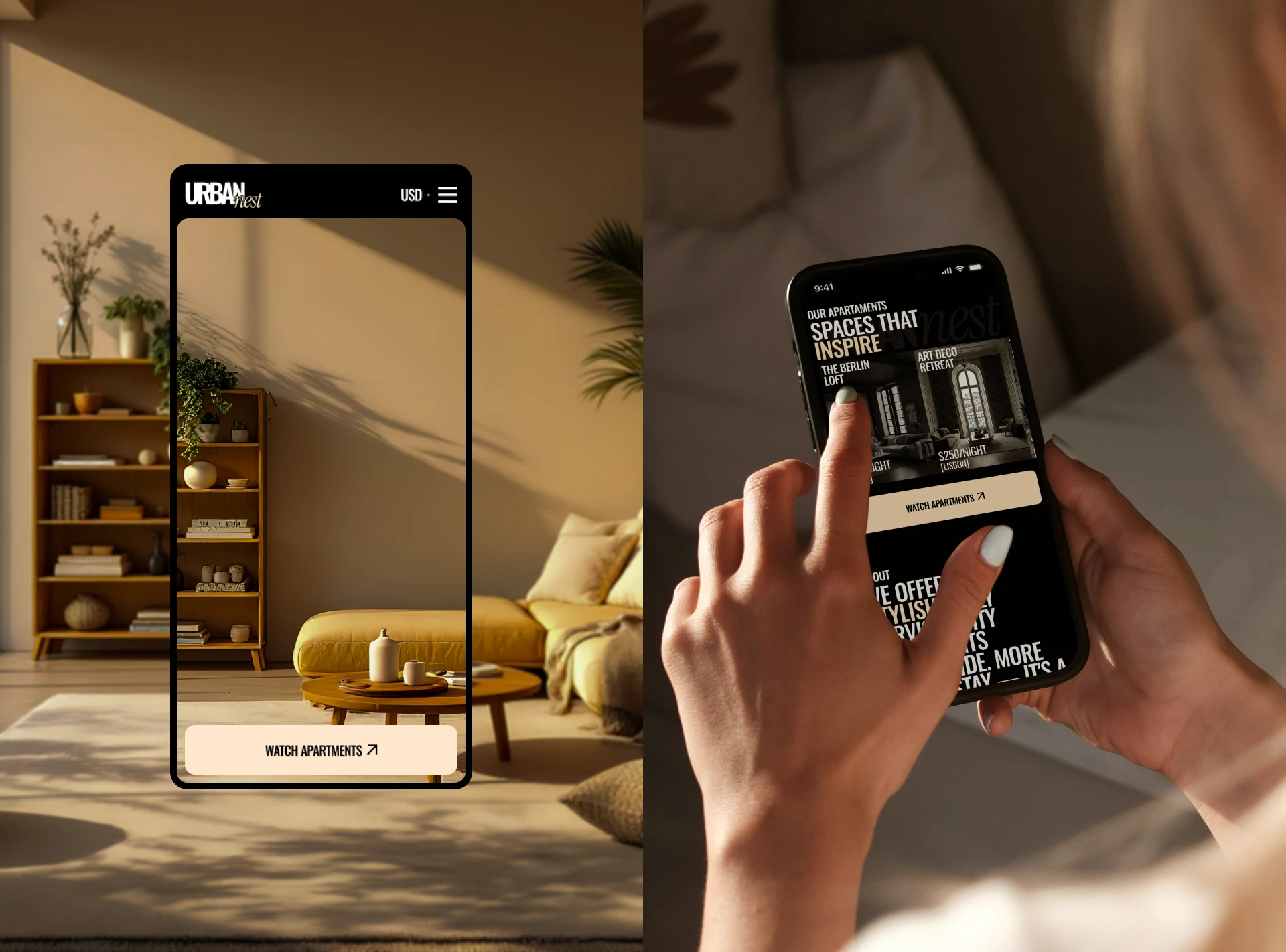 URBANNEST — Изображение №5 — Интерфейсы, Брендинг на Dprofile