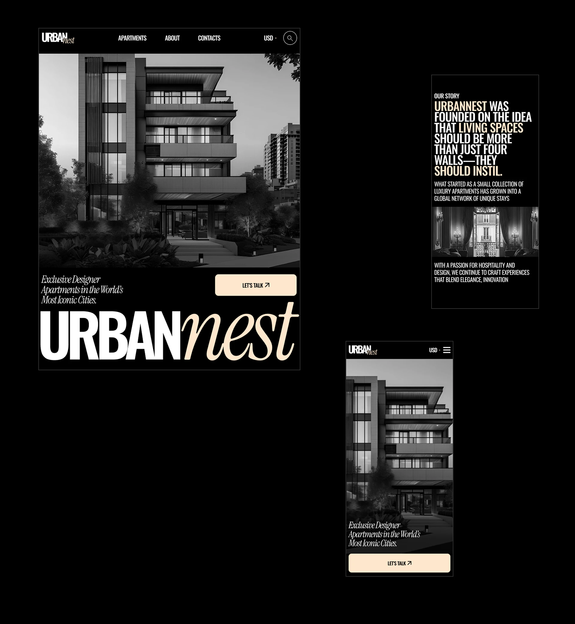 URBANNEST — Изображение №13 — Интерфейсы, Брендинг на Dprofile