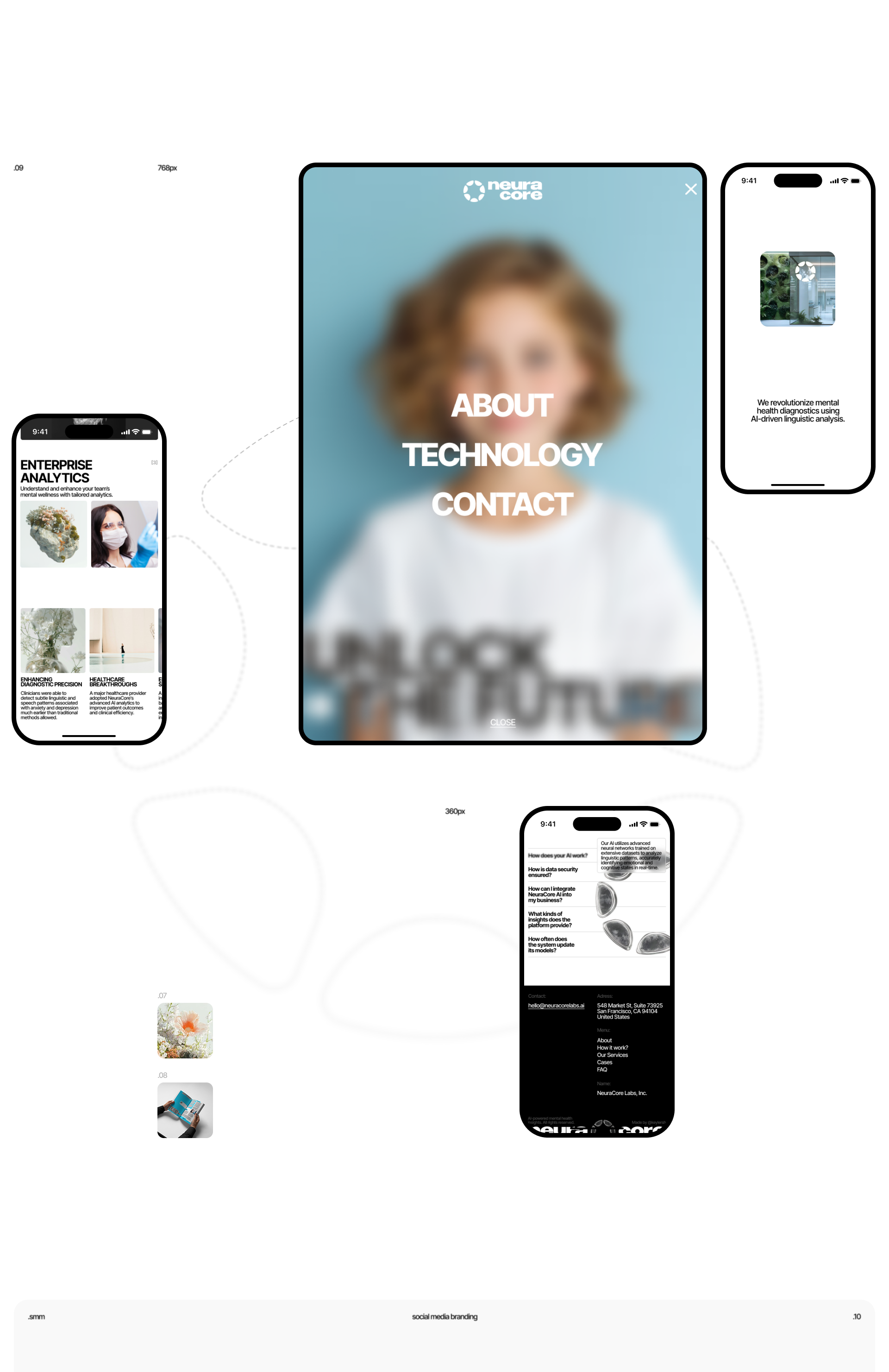 NeuraCore Labs — Изображение №9 — Интерфейсы, Брендинг на Dprofile