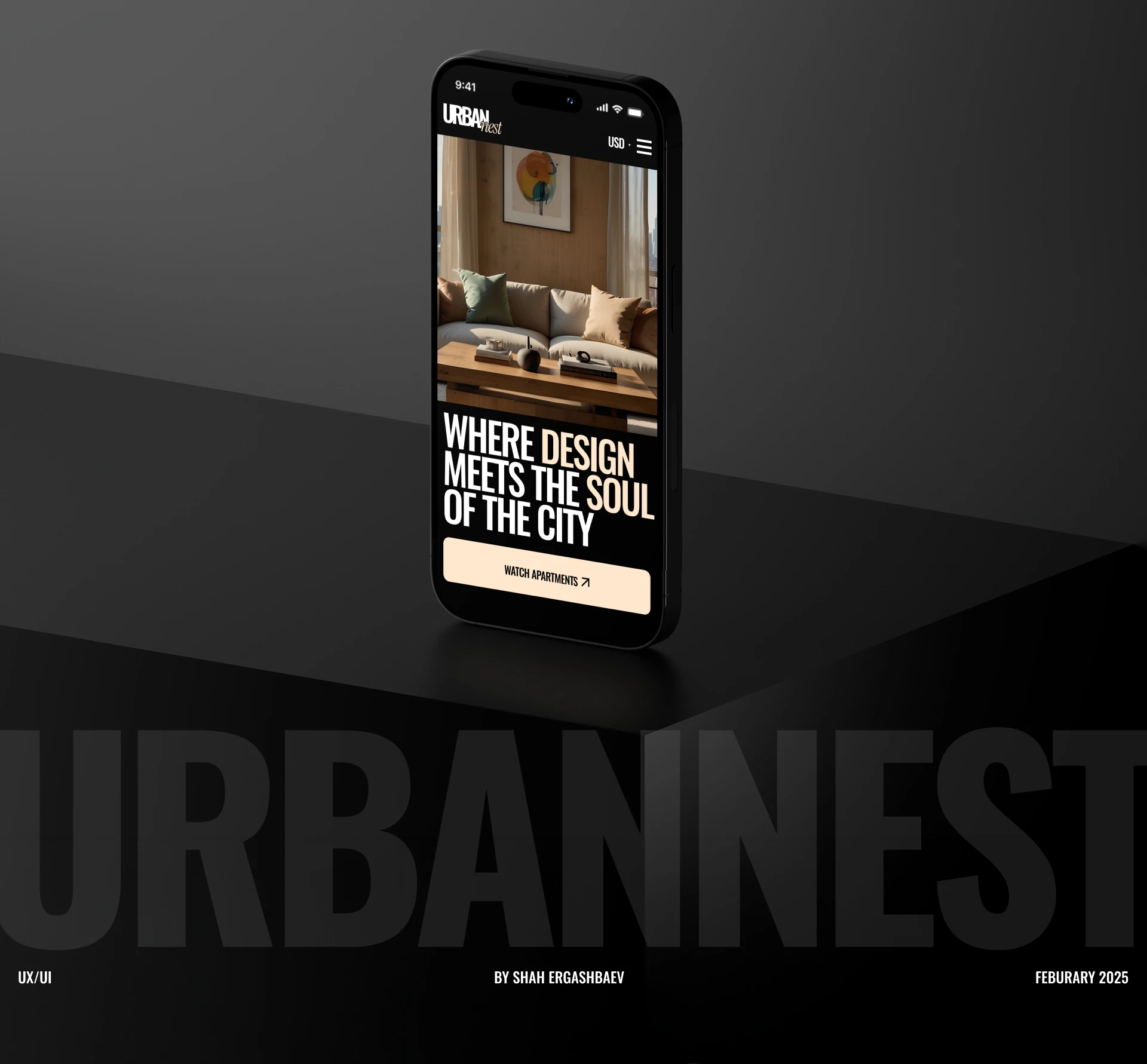 URBANNEST — Изображение №1 — Интерфейсы, Брендинг на Dprofile