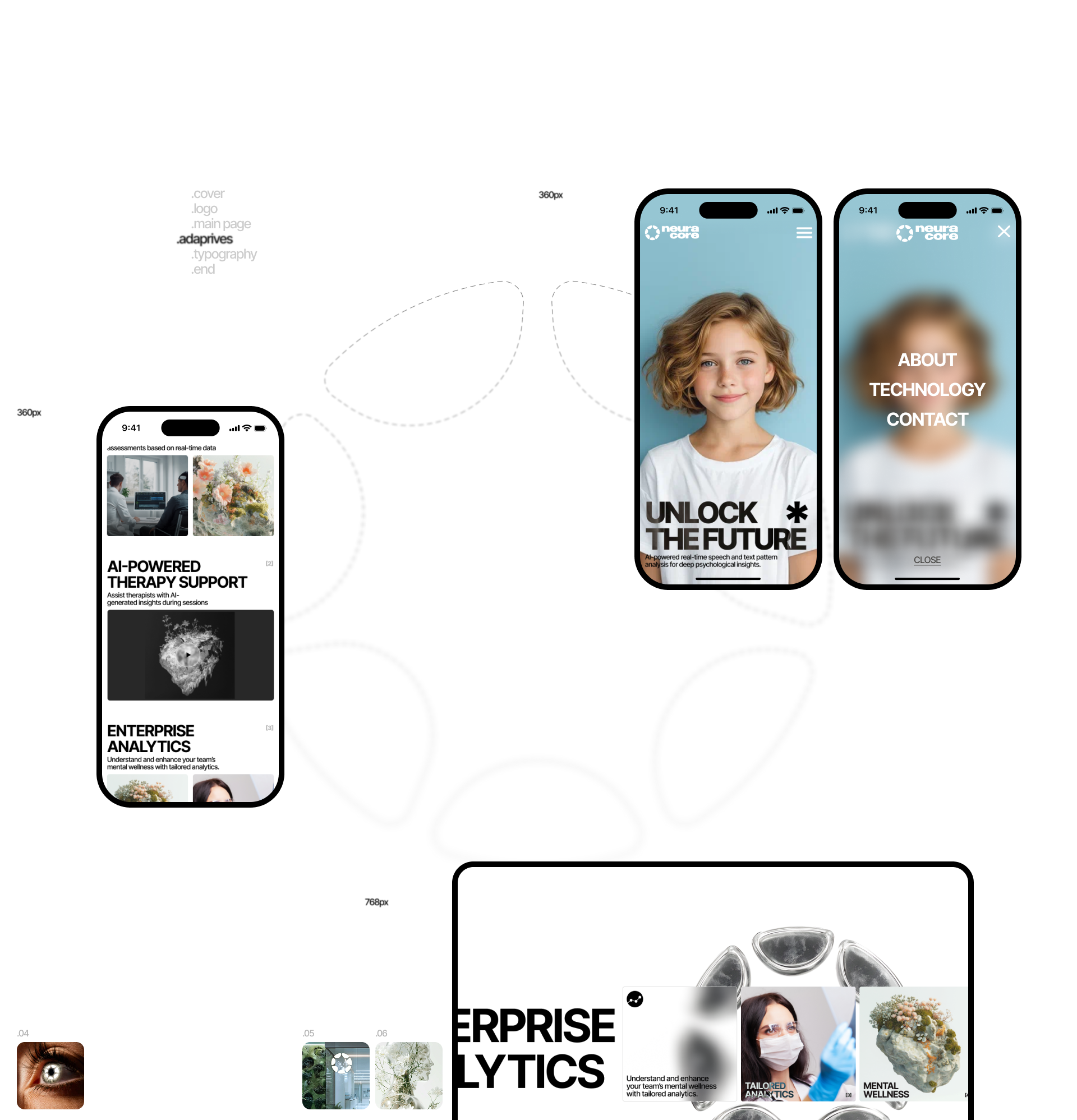 NeuraCore Labs — Изображение №4 — Интерфейсы, Брендинг на Dprofile