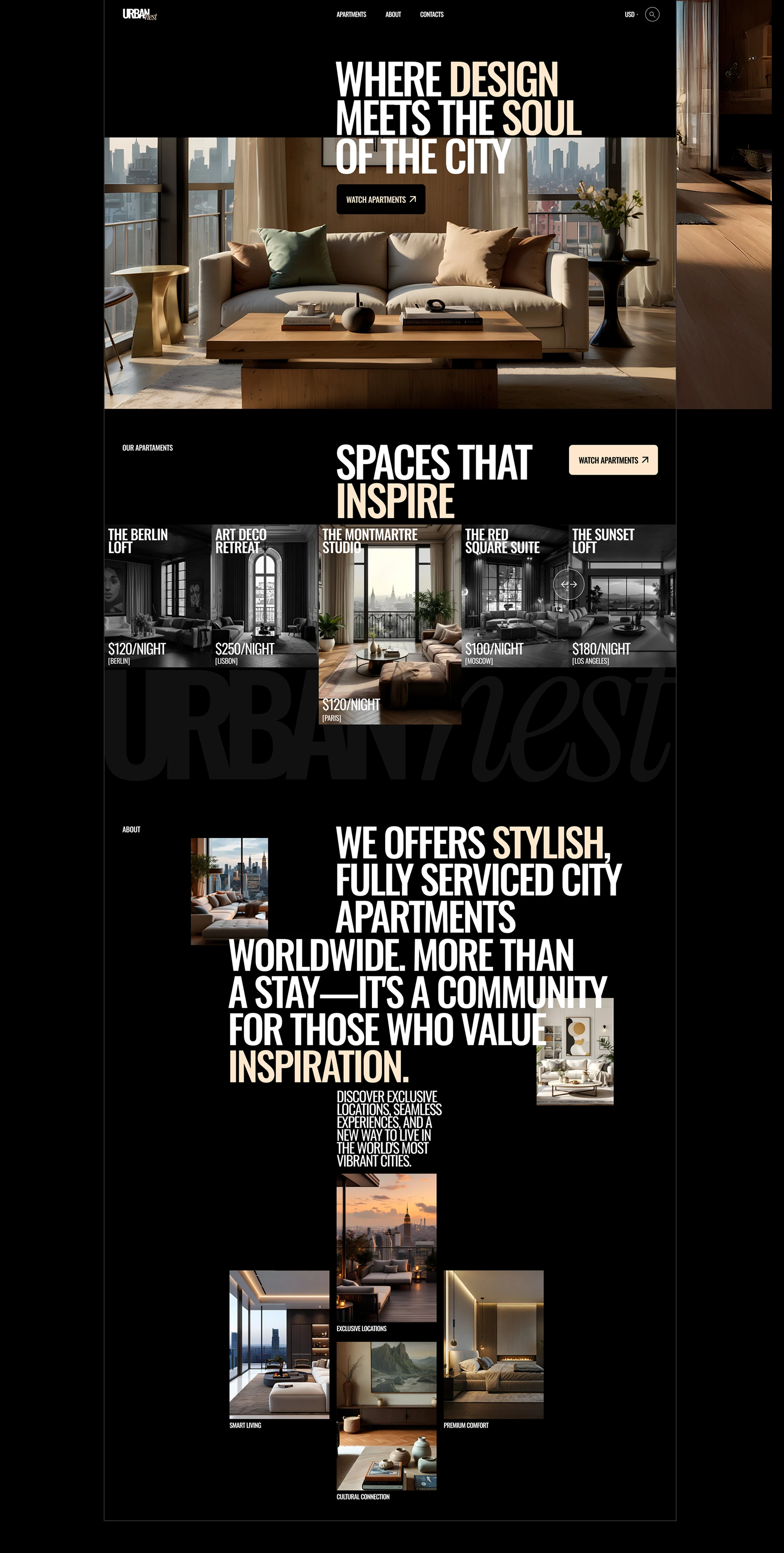 URBANNEST — Изображение №3 — Интерфейсы, Брендинг на Dprofile