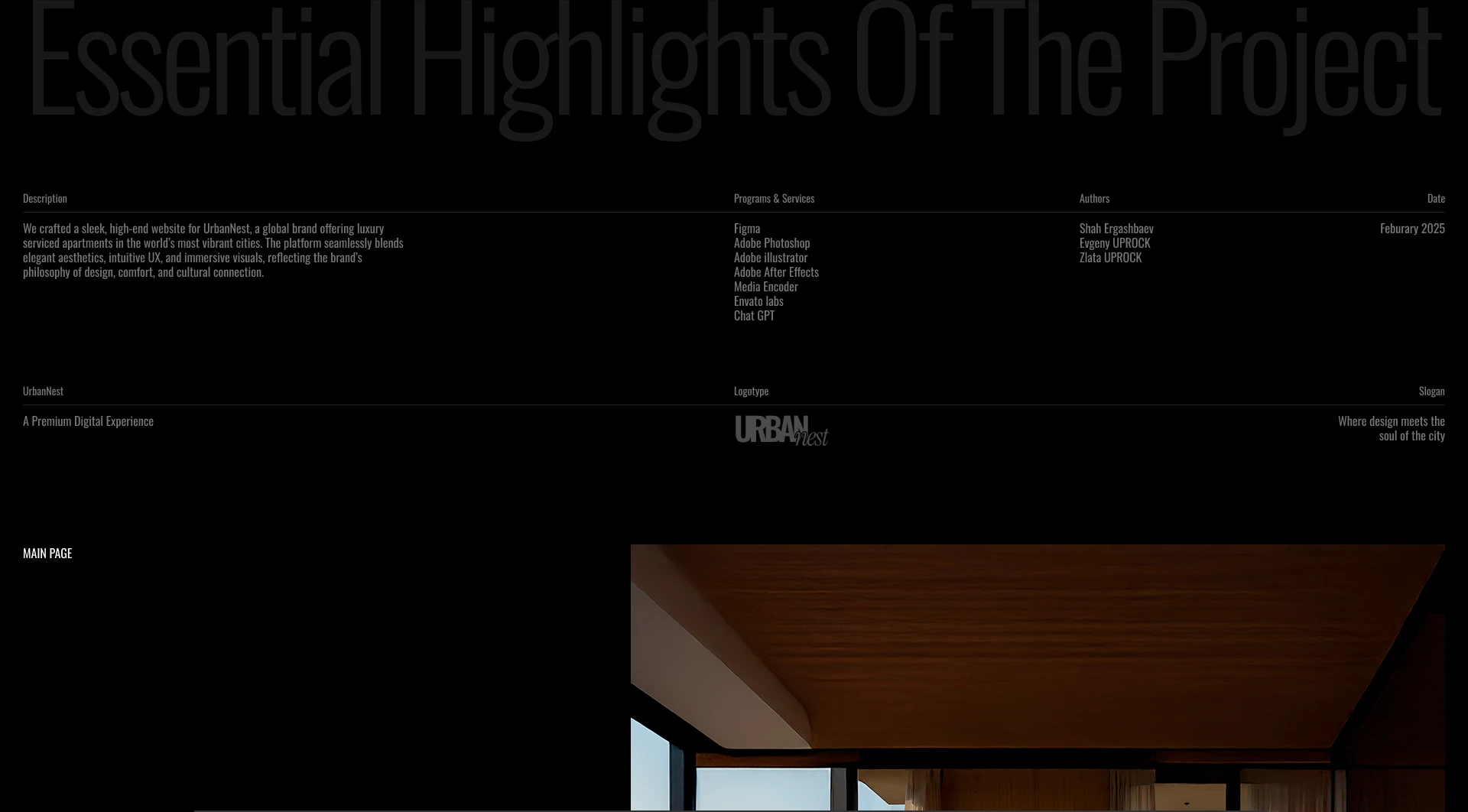 URBANNEST — Изображение №2 — Интерфейсы, Брендинг на Dprofile