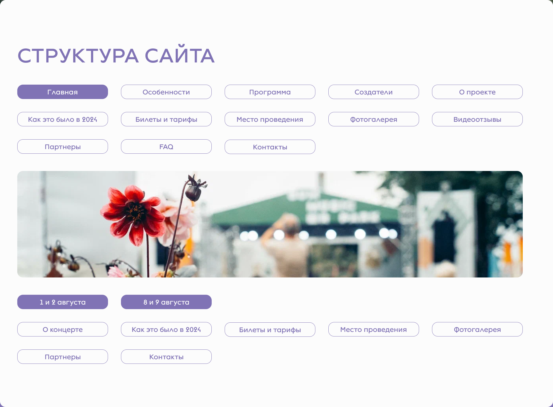 Сайт на Тильде для музыкального фестиваля — Изображение №4 — Интерфейсы на Dprofile