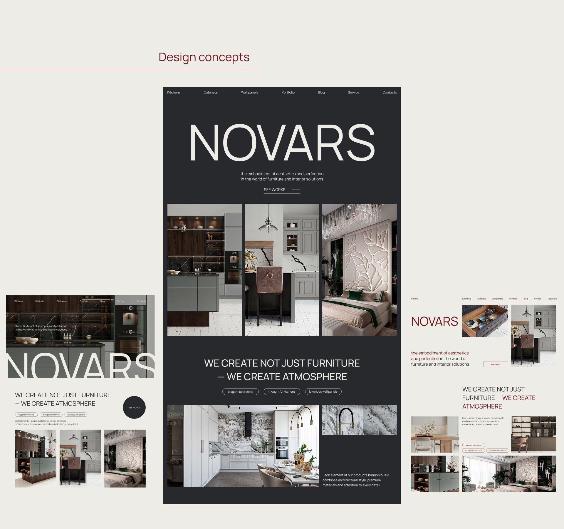 Сайт для кухонь на Тильде — Изображение №4 — Интерфейсы на Dprofile