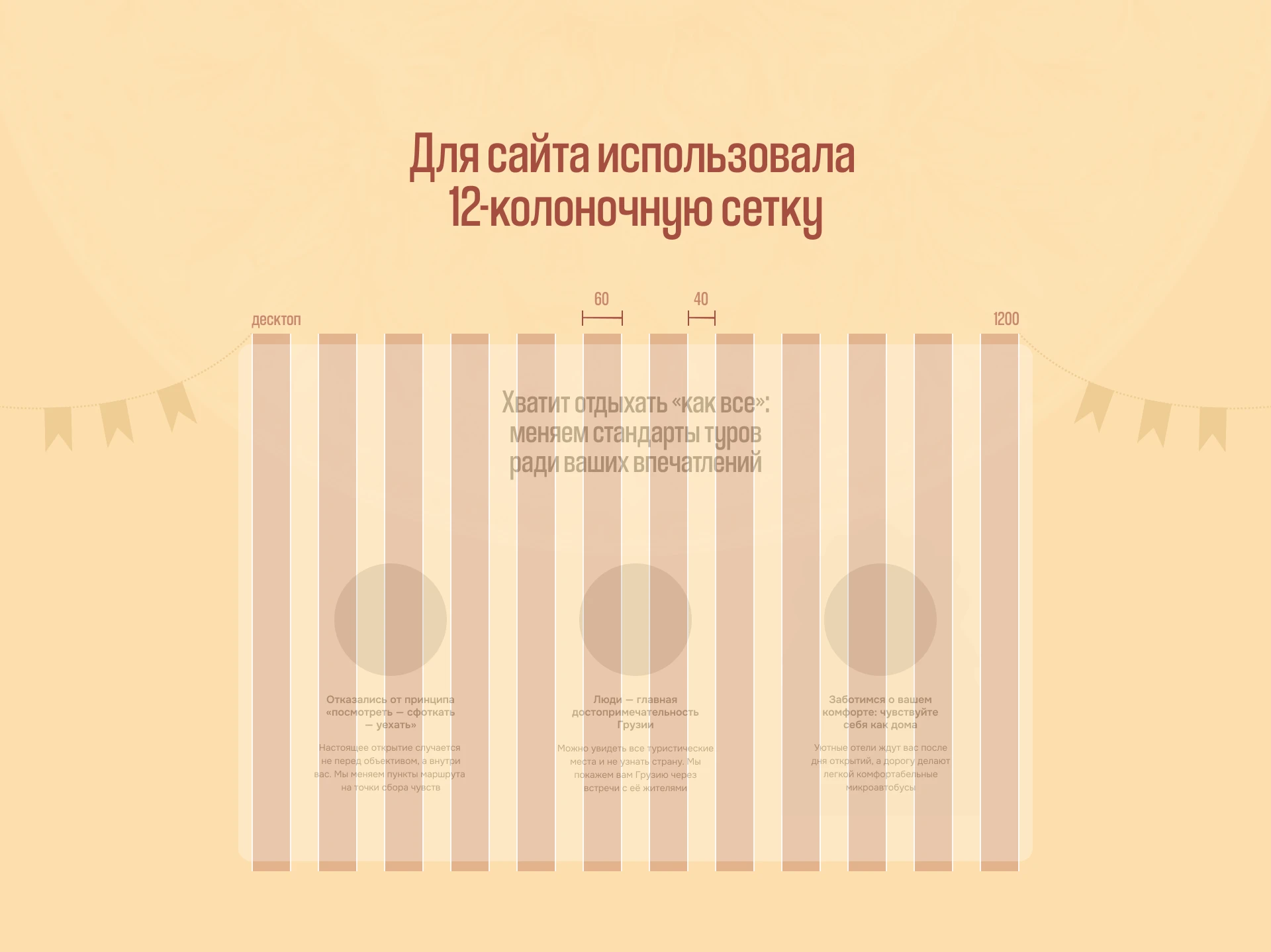 Сайт для продажи тура в Грузию — Изображение №3 — Интерфейсы, Иллюстрация на Dprofile