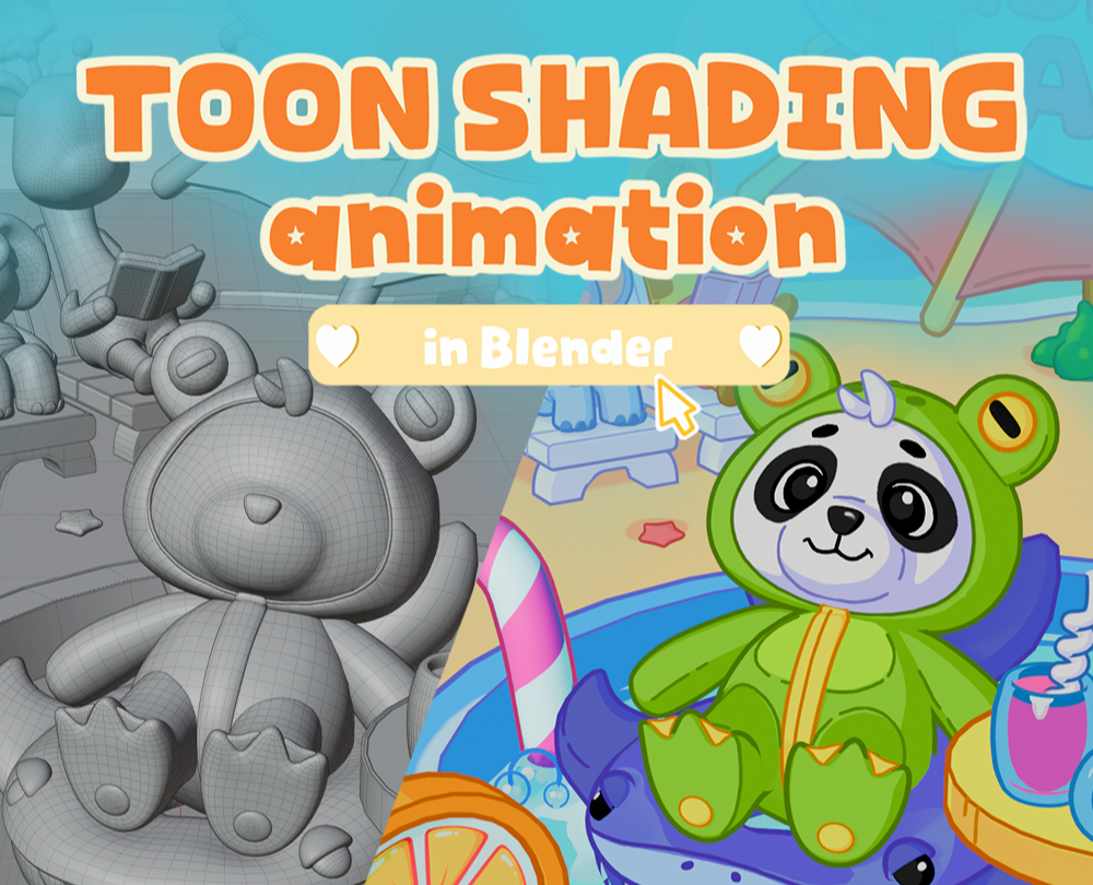 Анимационный Promo-ролик в Blender. Toon Shading анимация на Dprofile