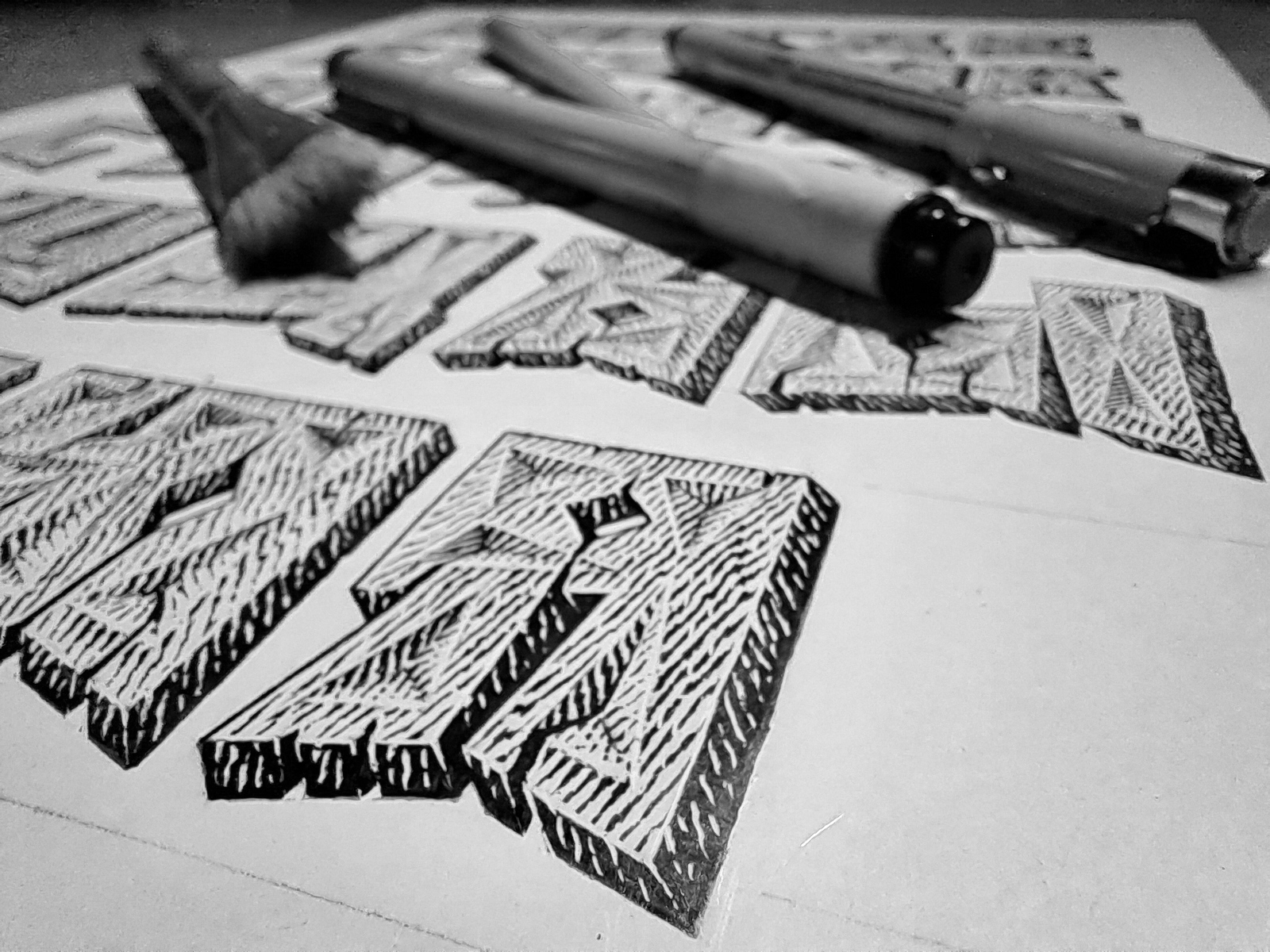 Резной Буквальный челлендж 2025 — Изображение №38 — Иллюстрация, Графика на Dprofile