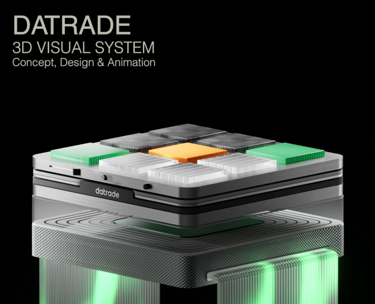 DATRADE — 3D-визуализация для SaaS-платформы — 3D, Анимация на Dprofile