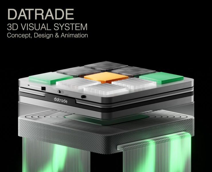 DATRADE — 3D-визуализация для SaaS-платформы на Dprofile
